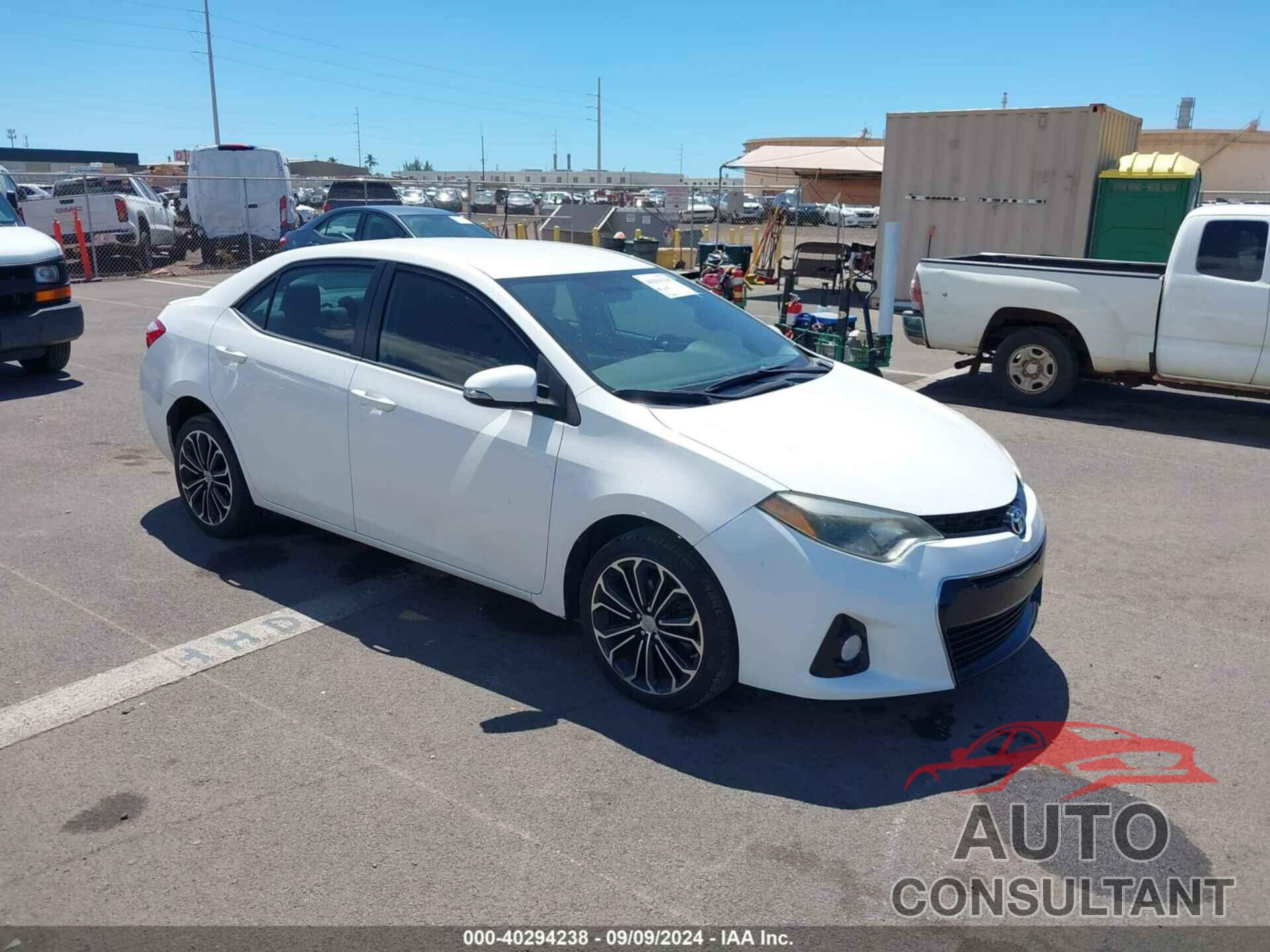 TOYOTA COROLLA 2016 - 5YFBURHE0GP549991