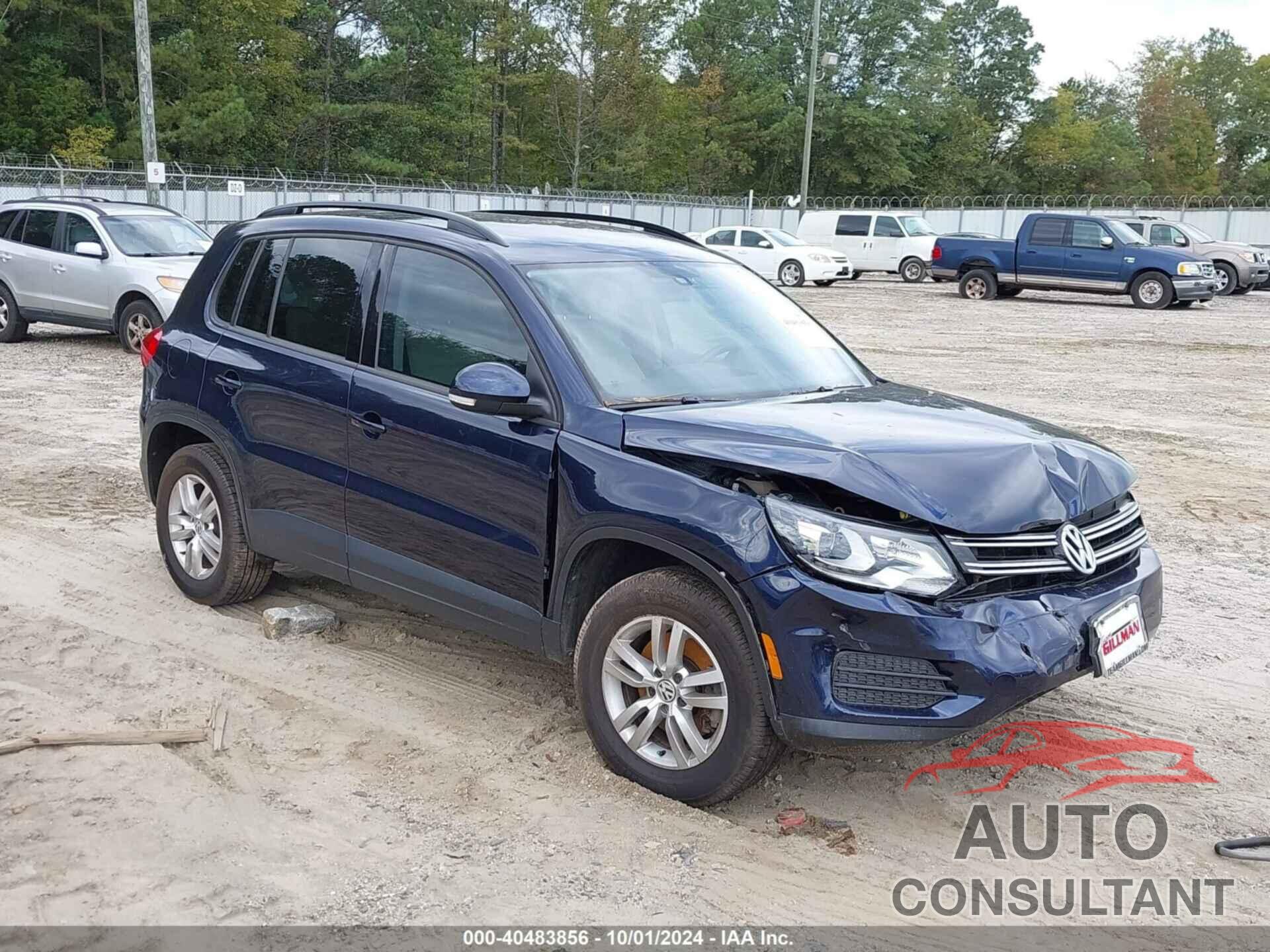 VOLKSWAGEN TIGUAN 2016 - WVGAV7AX6GW575409