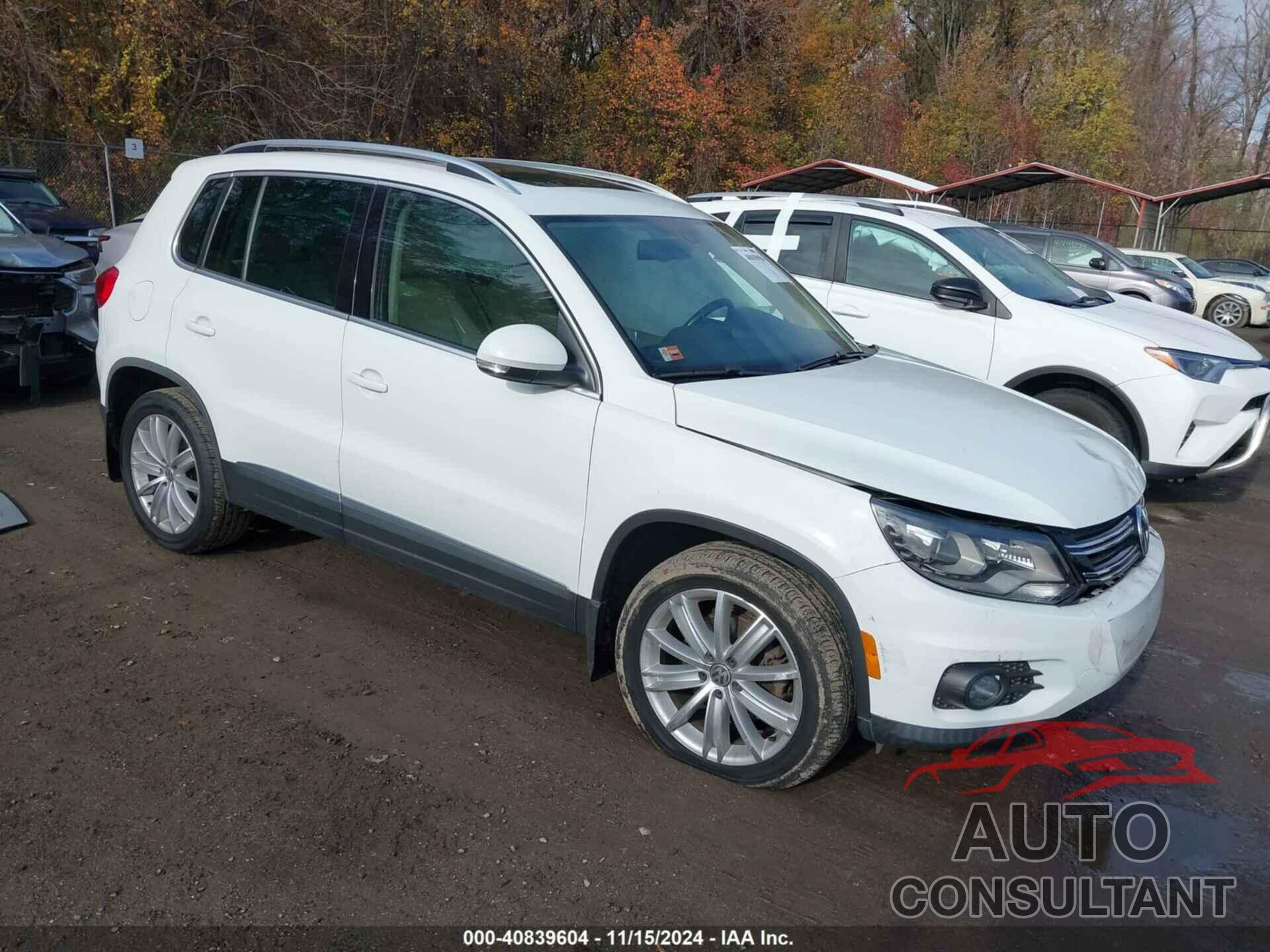 VOLKSWAGEN TIGUAN 2016 - WVGBV7AX2GW552925