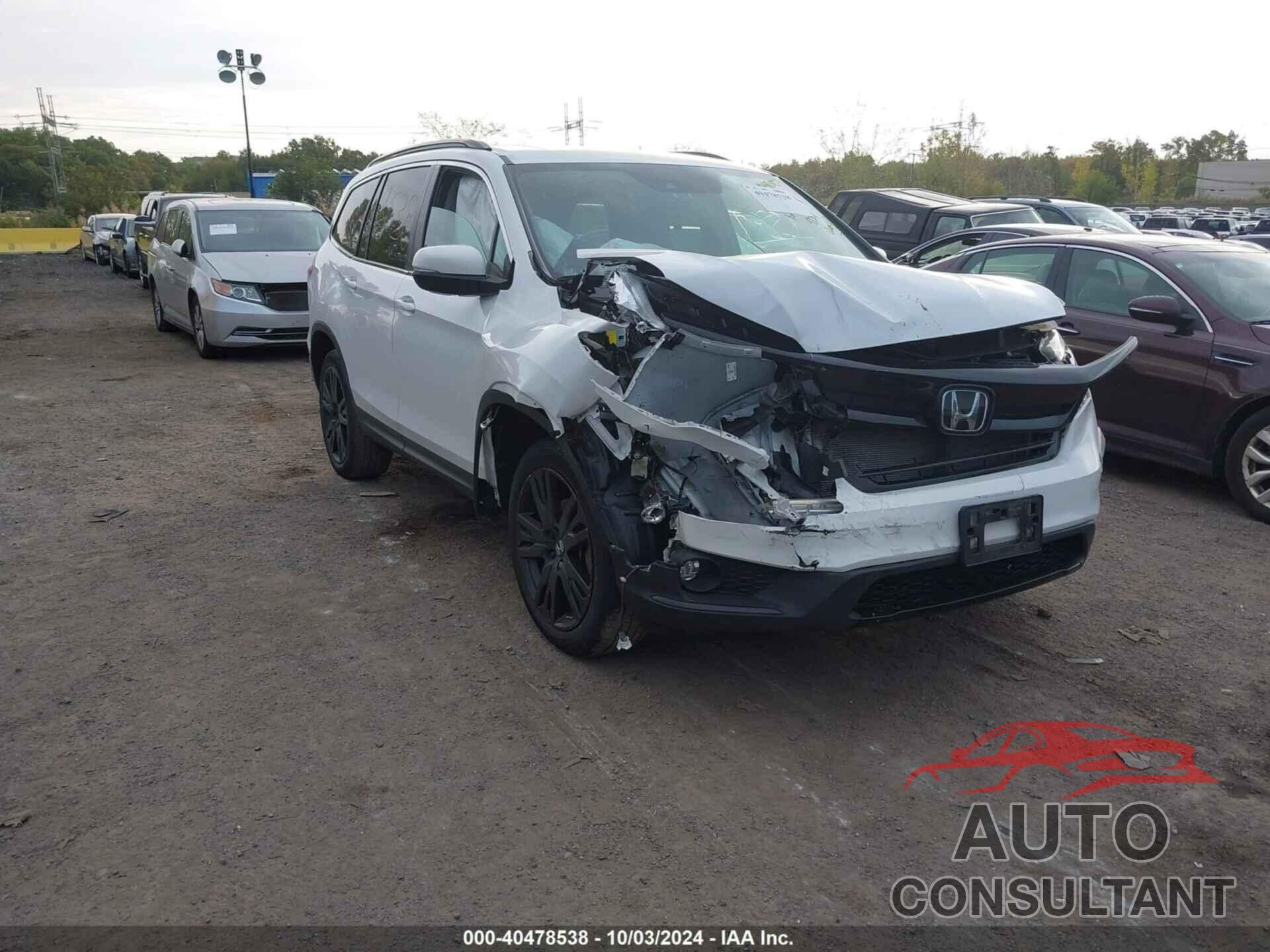 HONDA PILOT 2022 - 5FNYF6H26NB082058