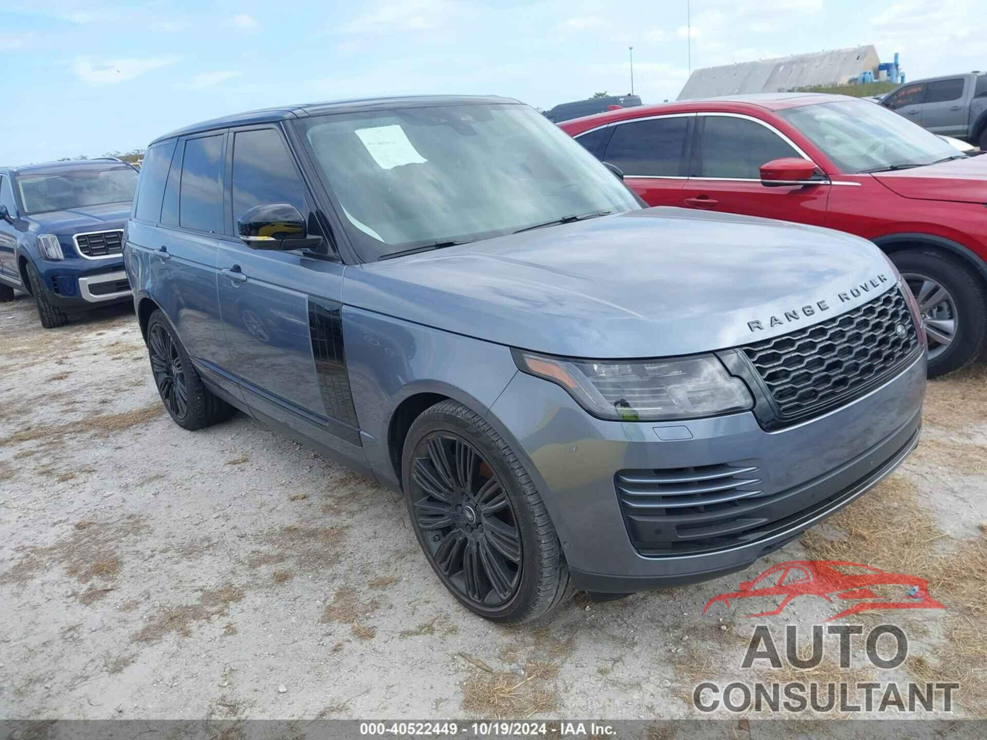 LAND ROVER RANGE ROVER 2019 - SALGS2RE3KA538328