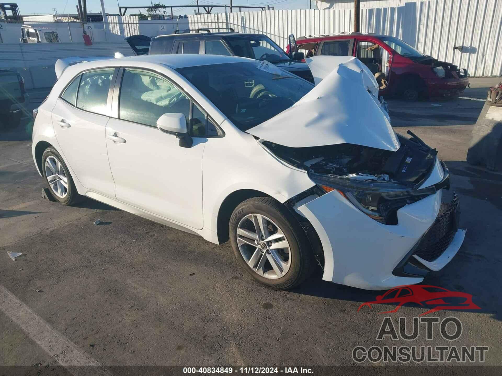 TOYOTA COROLLA 2022 - JTND4MBE6N3158902