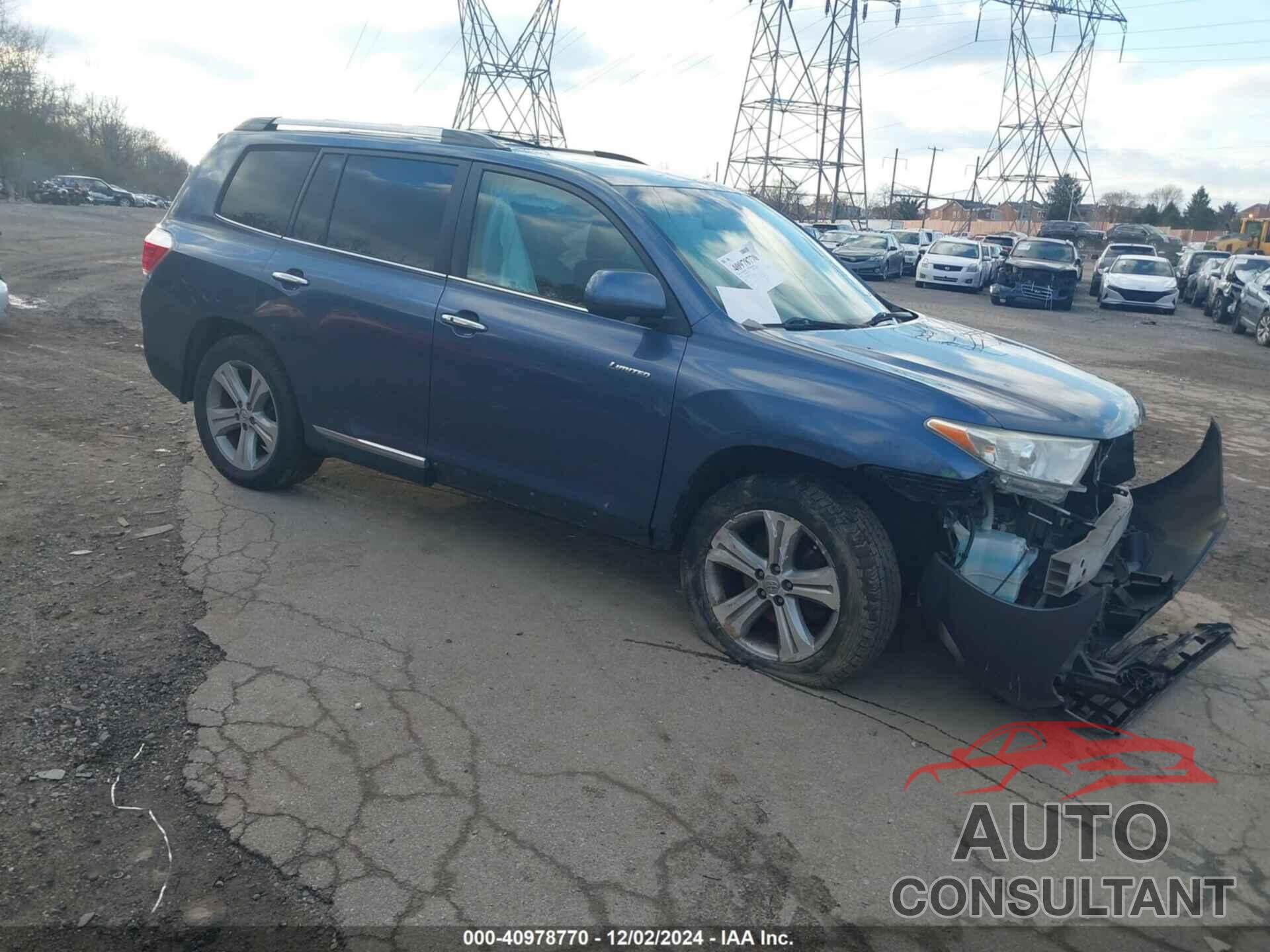TOYOTA HIGHLANDER 2013 - 5TDDK3EH9DS219179