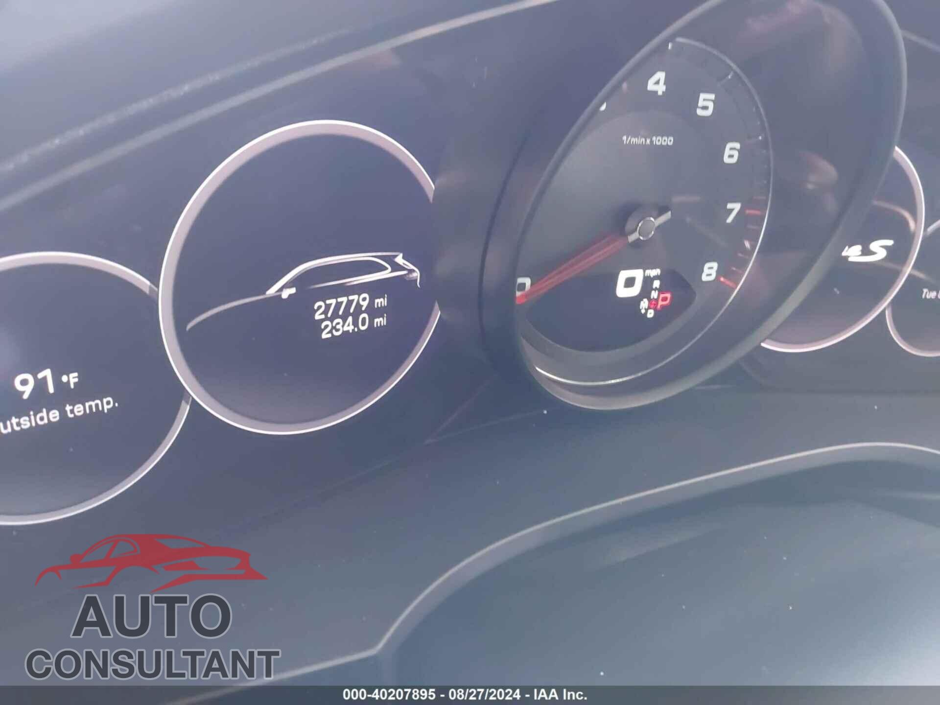 PORSCHE CAYENNE 2022 - WP1AB2AY6NDA31413