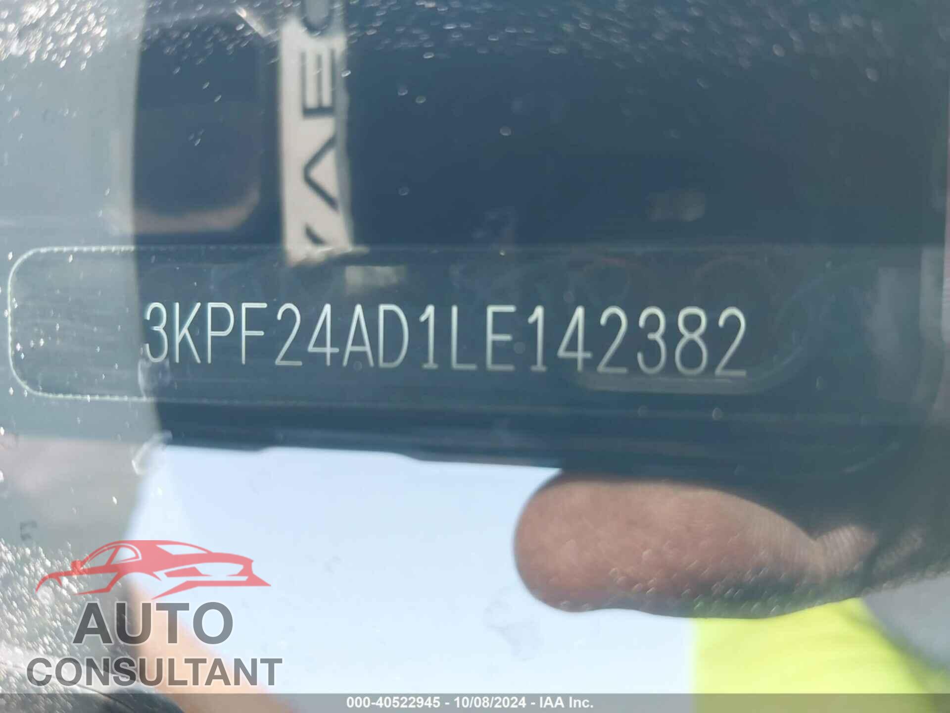 KIA FORTE 2020 - 3KPF24AD1LE142382