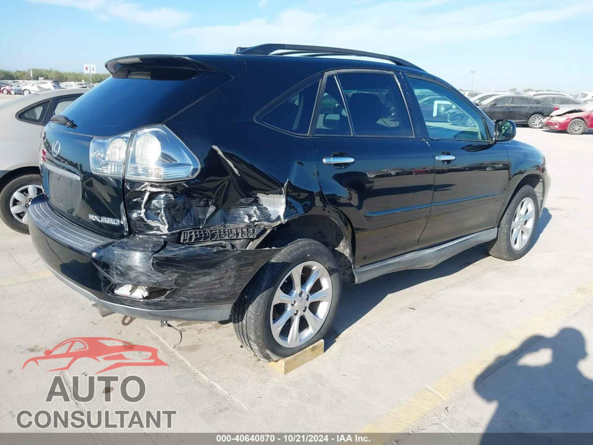 LEXUS RX 350 2009 - 2T2GK31U49C079439