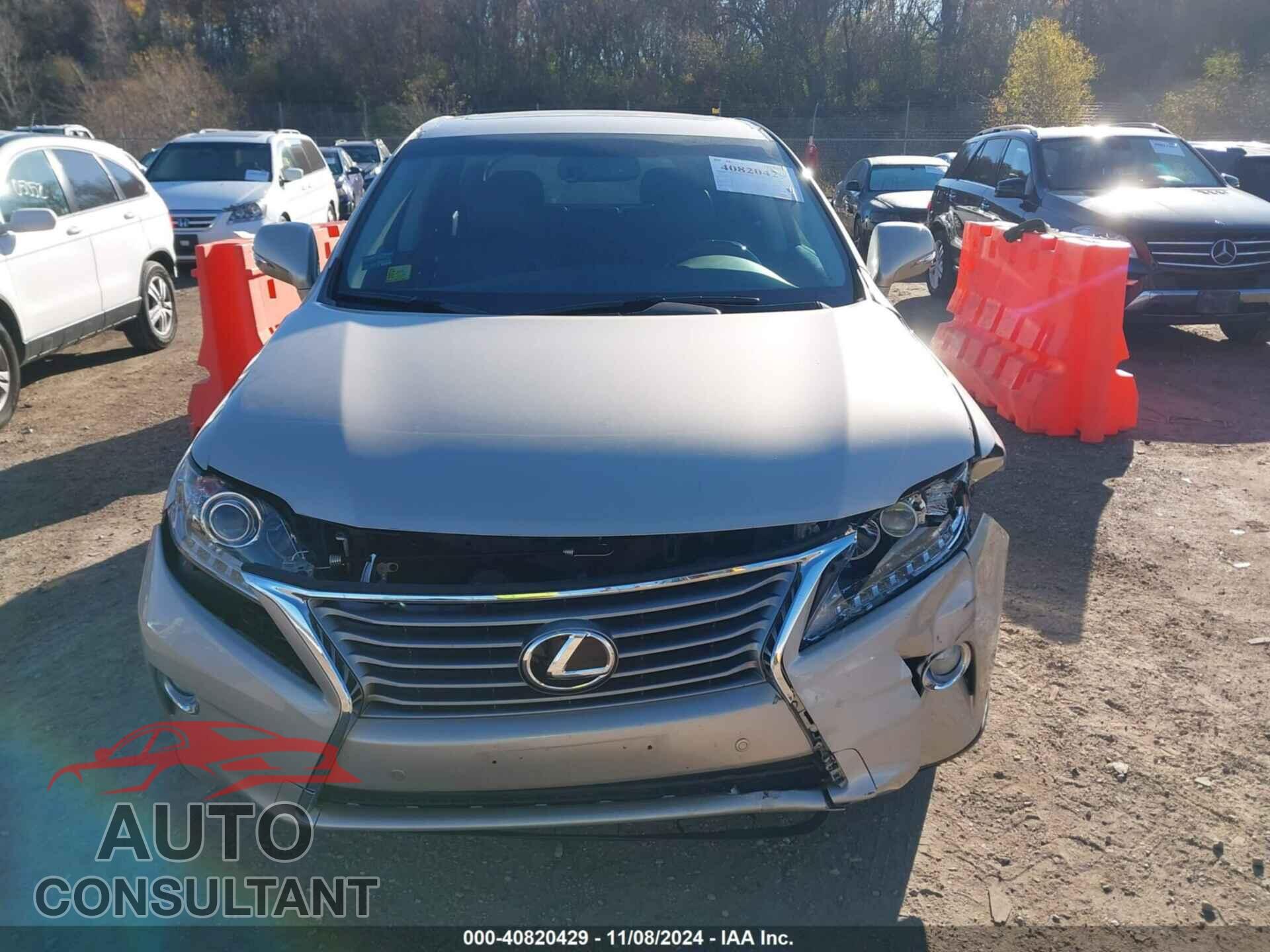 LEXUS RX 350 2013 - 2T2BK1BA7DC159121