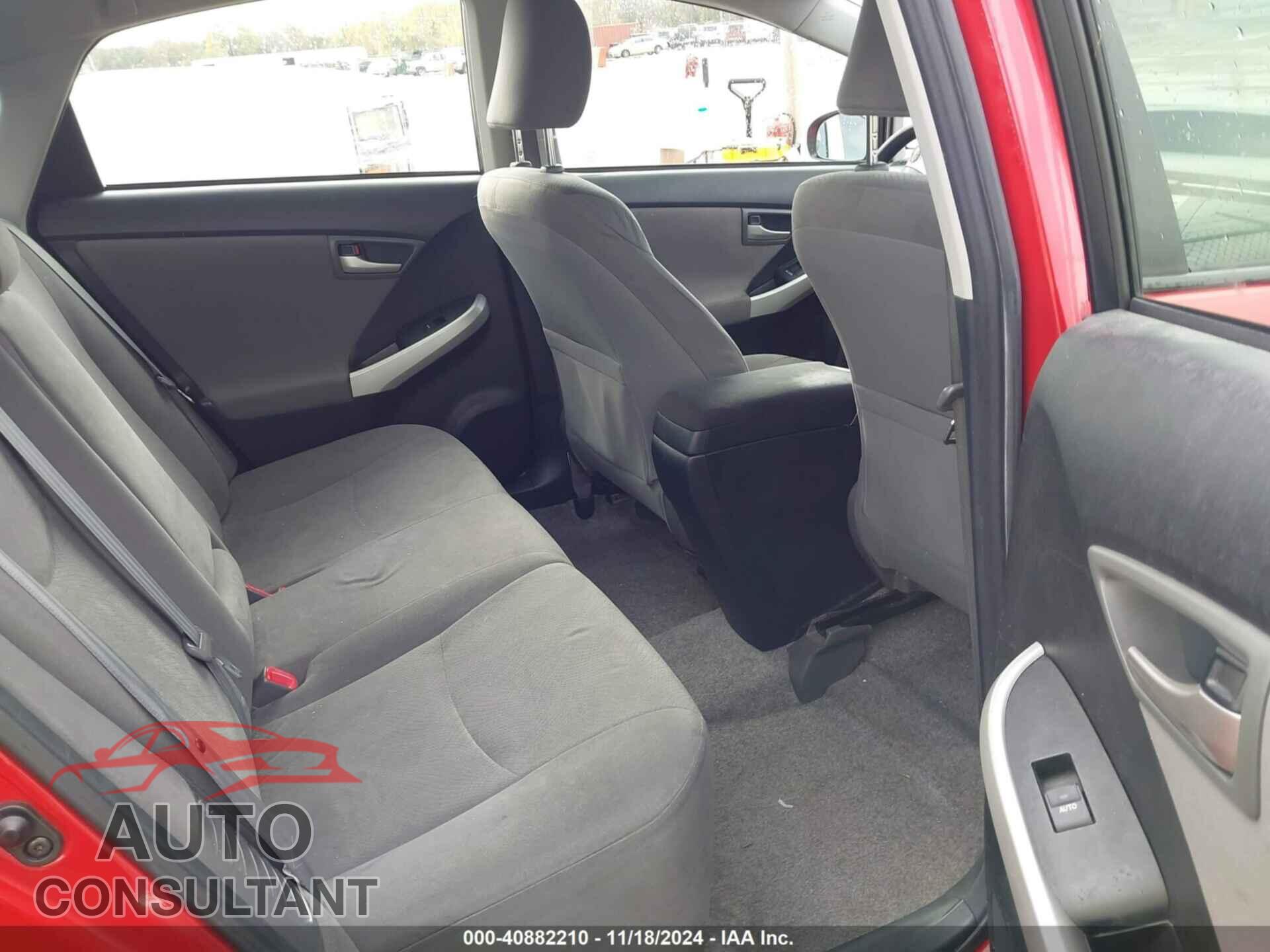 TOYOTA PRIUS 2012 - JTDKN3DU2C1527206