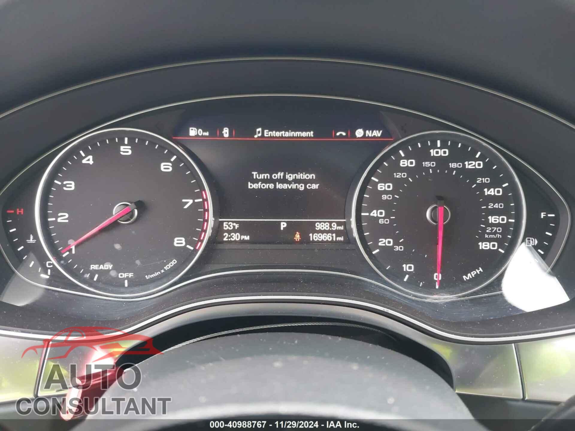 AUDI A6 2016 - WAUGFAFC4GN146321