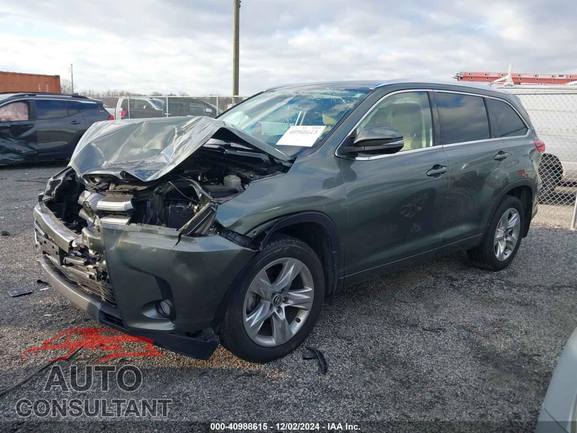 TOYOTA HIGHLANDER 2017 - 5TDDZRFH9HS393708