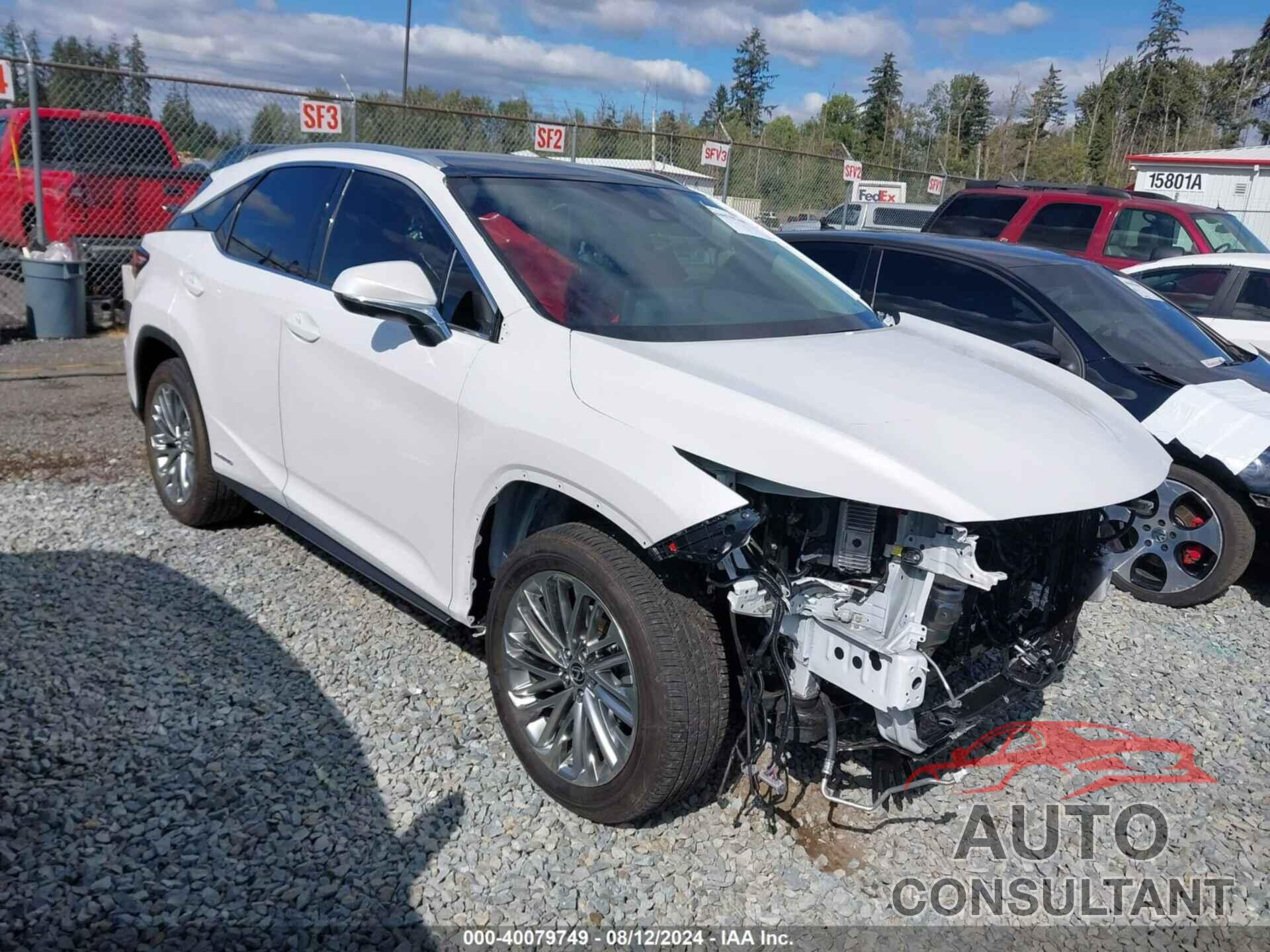 LEXUS RX 450H 2021 - 2T2JGMDA6MC064674