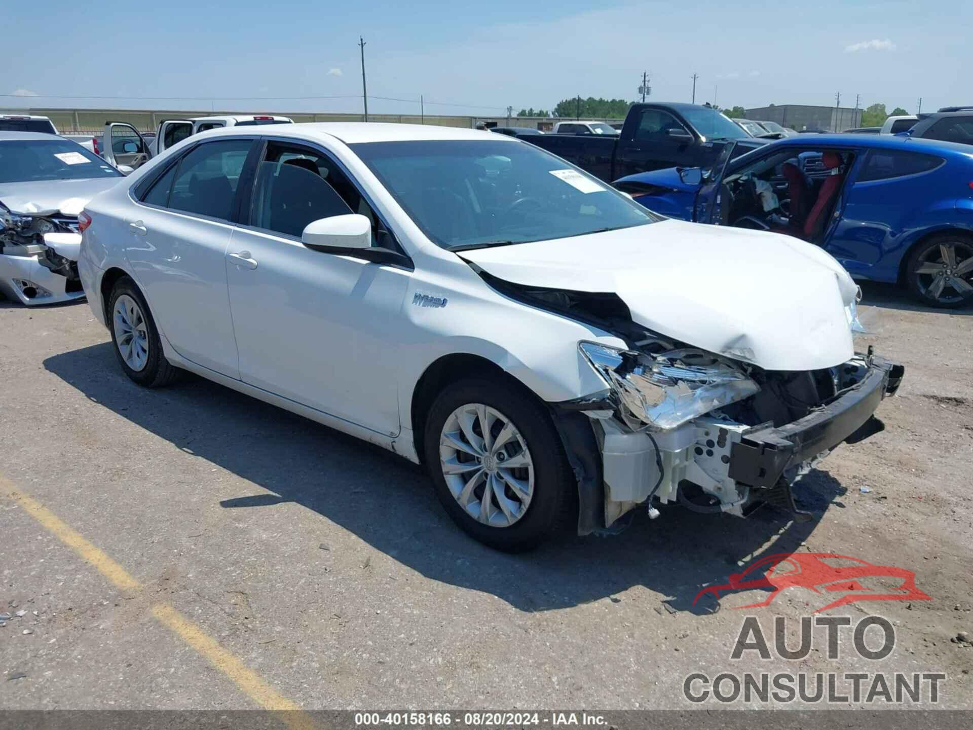 TOYOTA CAMRY HYBRID 2017 - 4T1BD1FK6HU206130