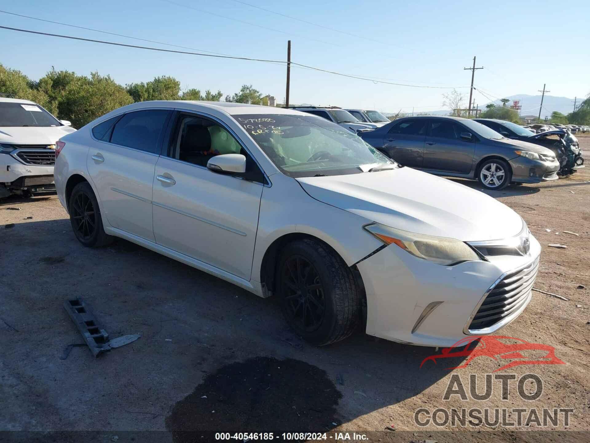 TOYOTA AVALON 2016 - 4T1BK1EB2GU235209