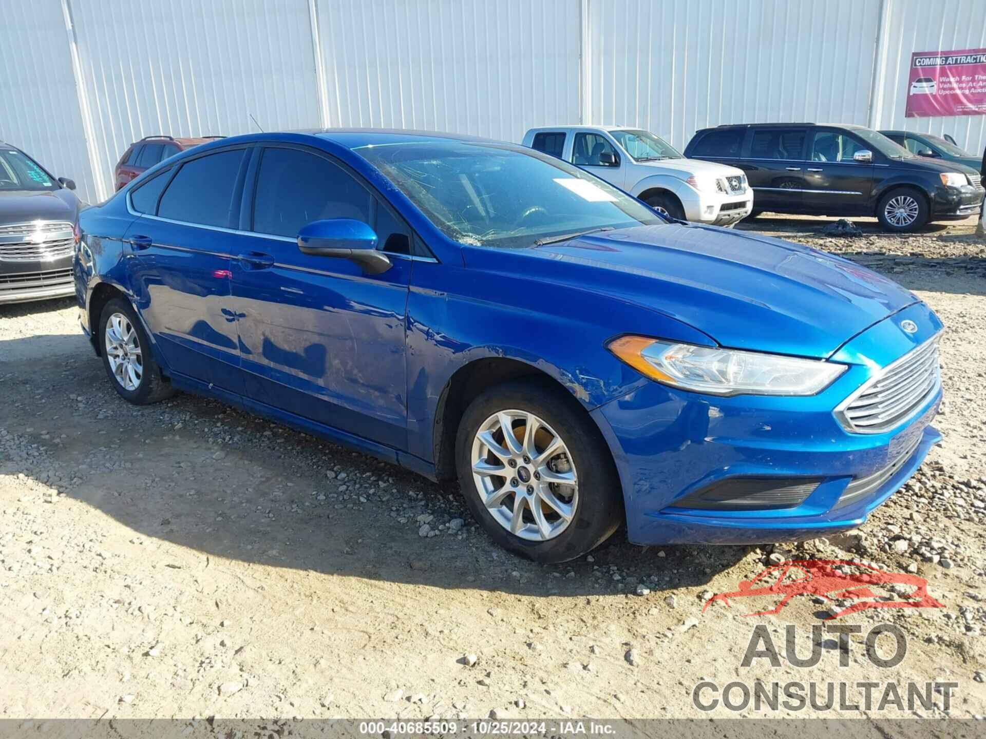 FORD FUSION 2017 - 3FA6P0G72HR279476