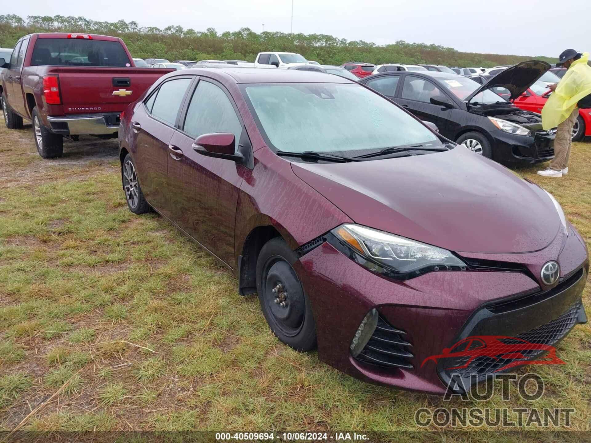 TOYOTA COROLLA 2017 - 5YFBURHE6HP613095