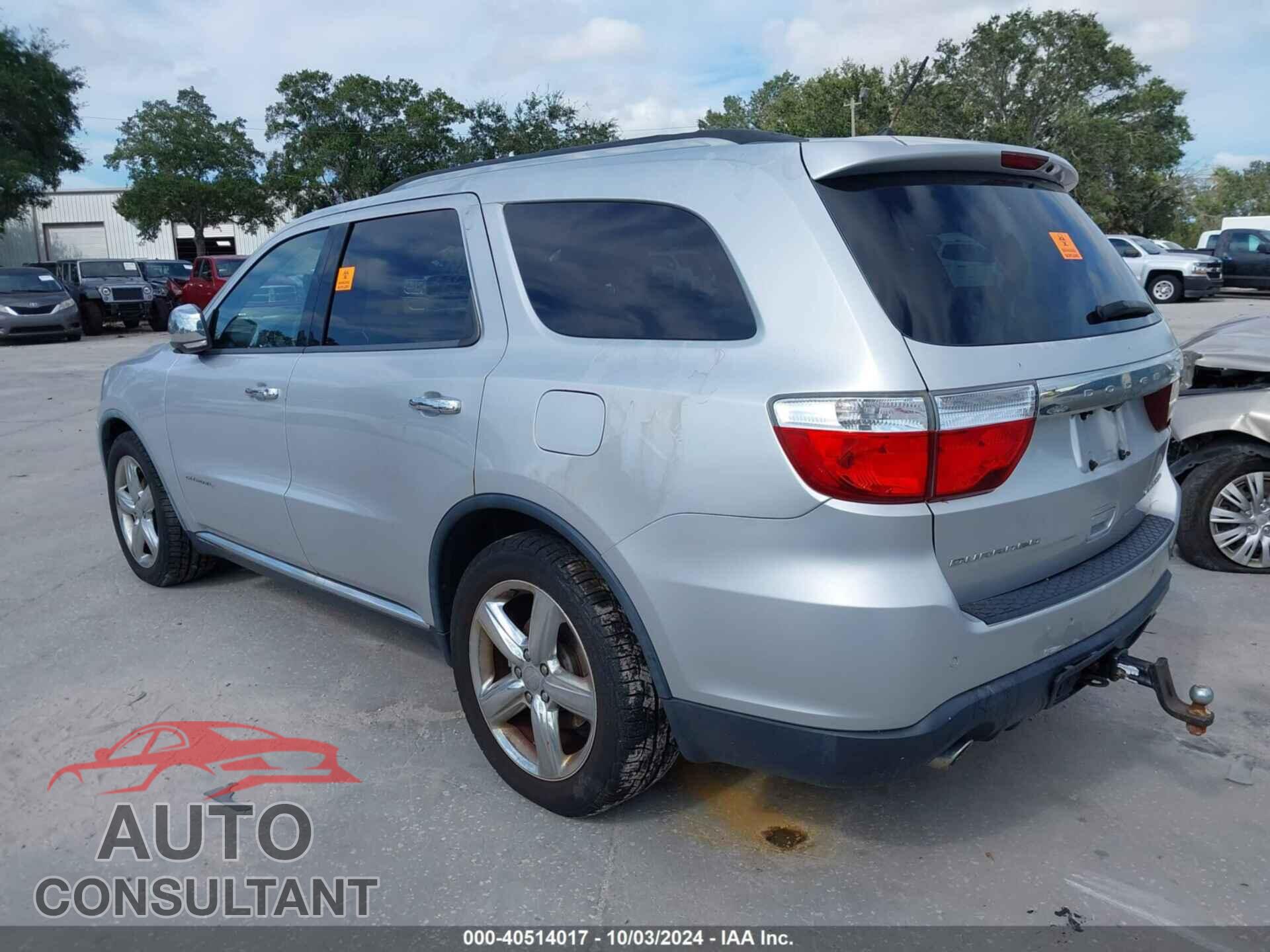 DODGE DURANGO 2011 - 1D4SE5GT5BC638482