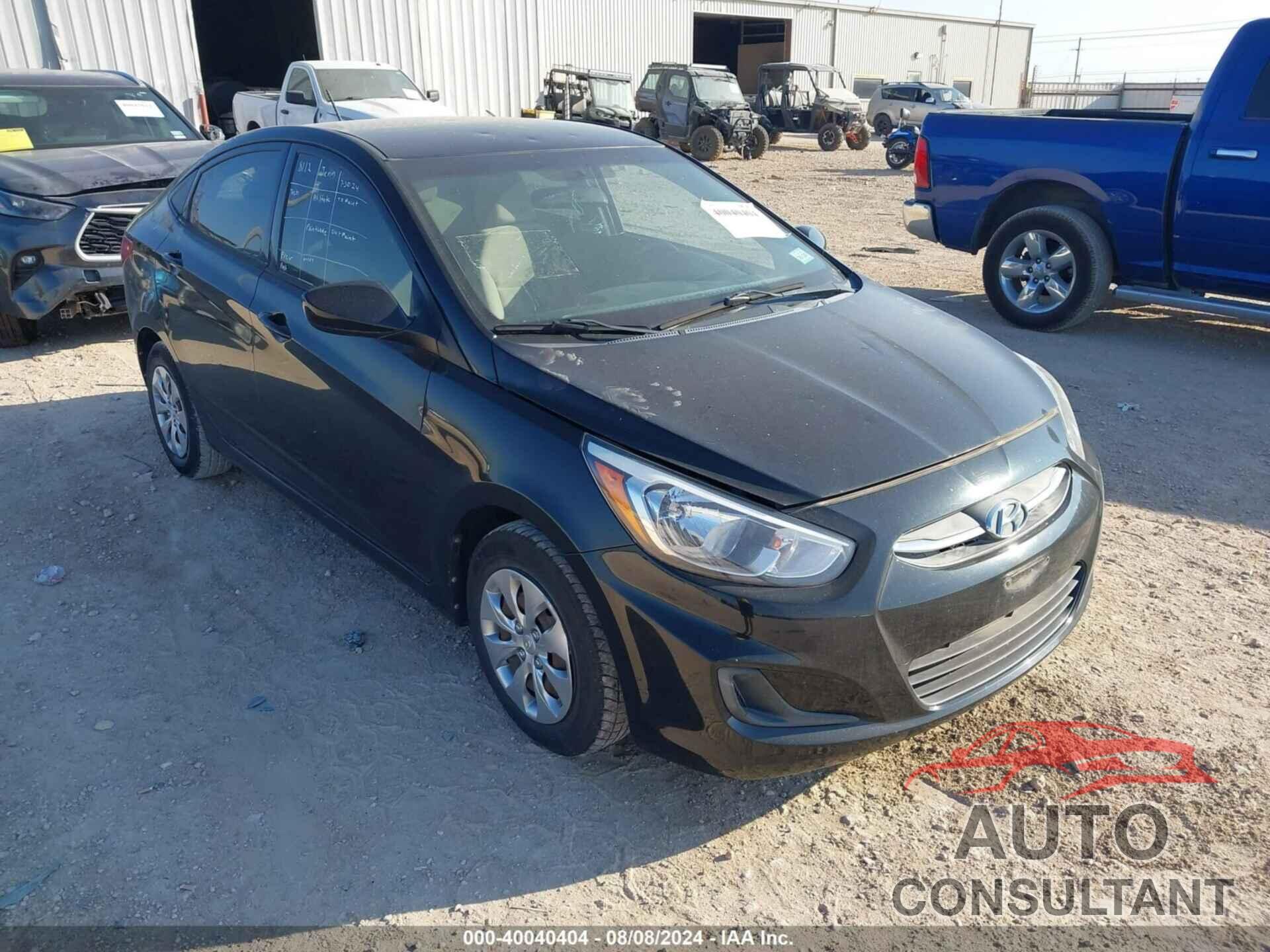 HYUNDAI ACCENT 2017 - KMHCT4AE4HU353489