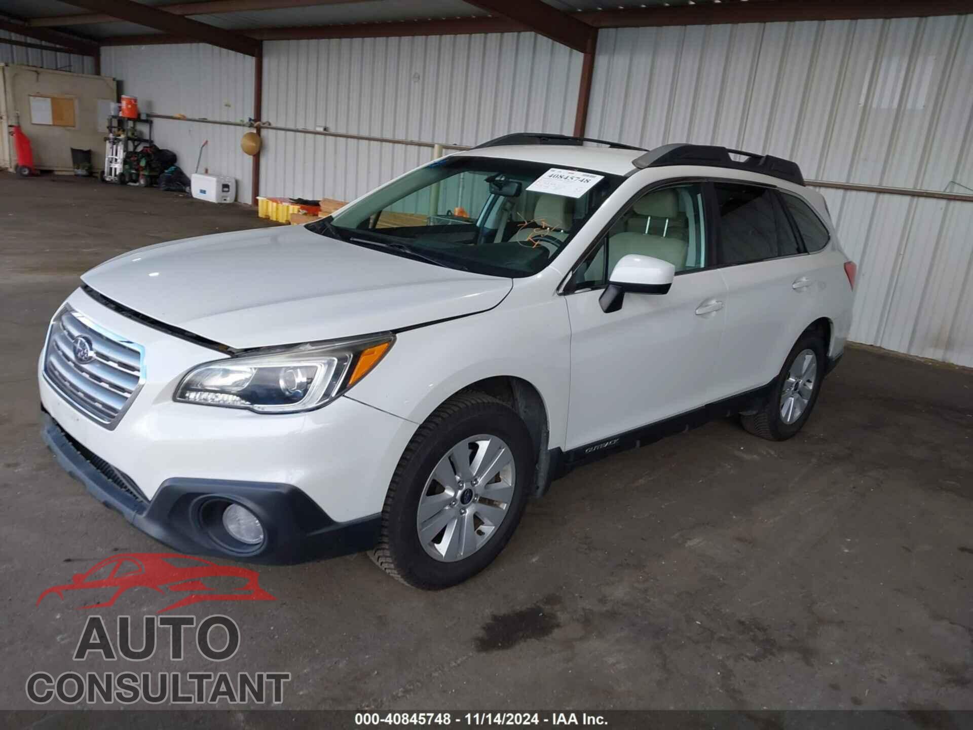 SUBARU OUTBACK 2017 - 4S4BSACC6H3338460