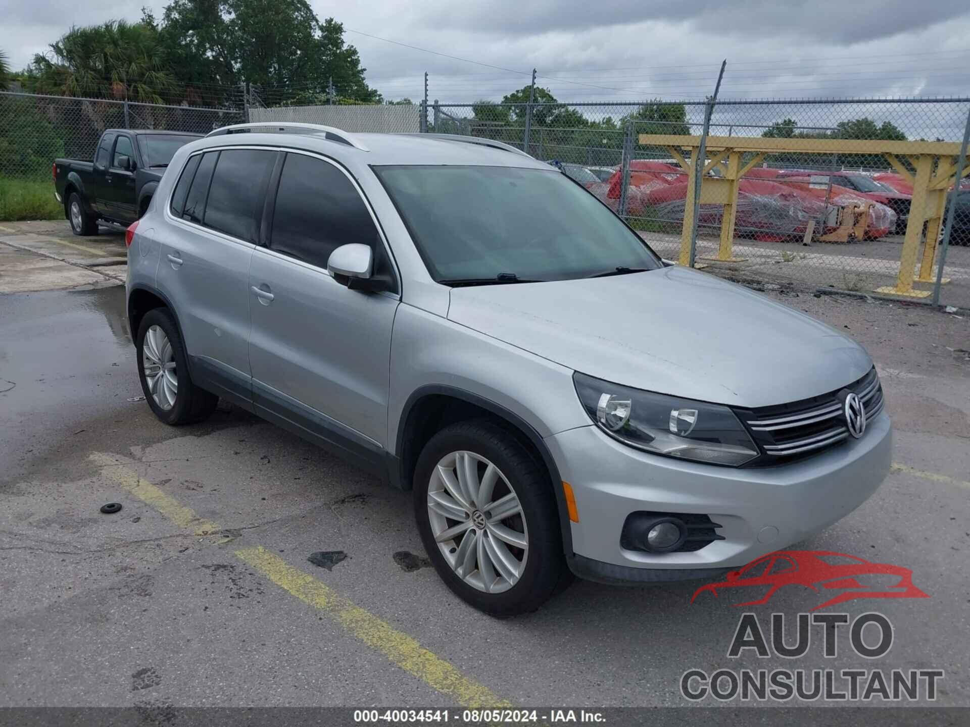 VOLKSWAGEN TIGUAN 2013 - WVGBV3AX4DW608822