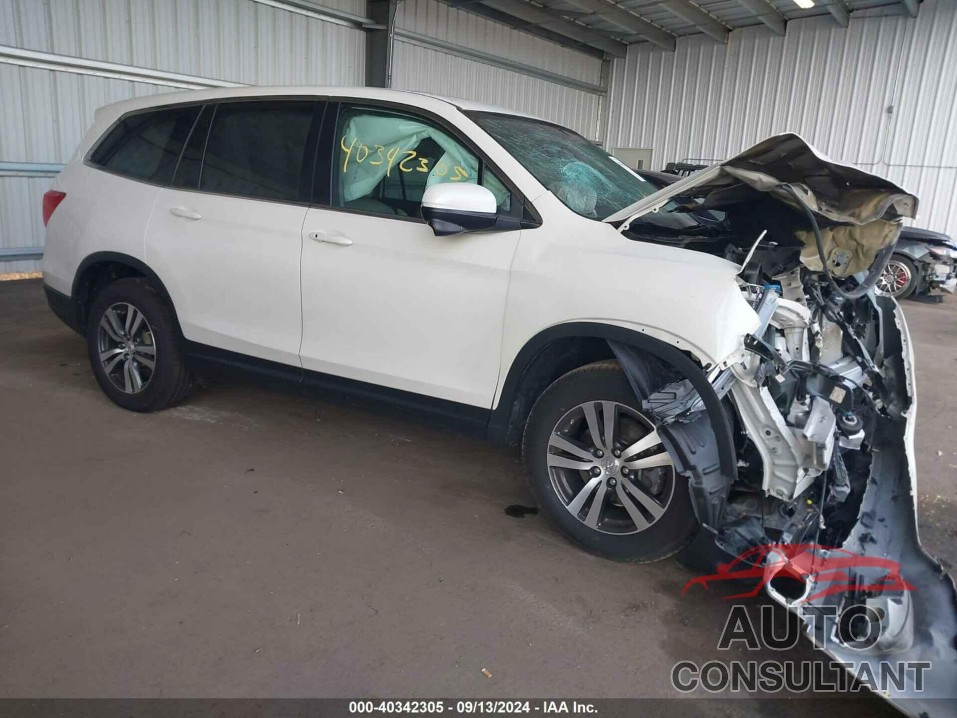 HONDA PILOT 2018 - 5FNYF6H51JB005599