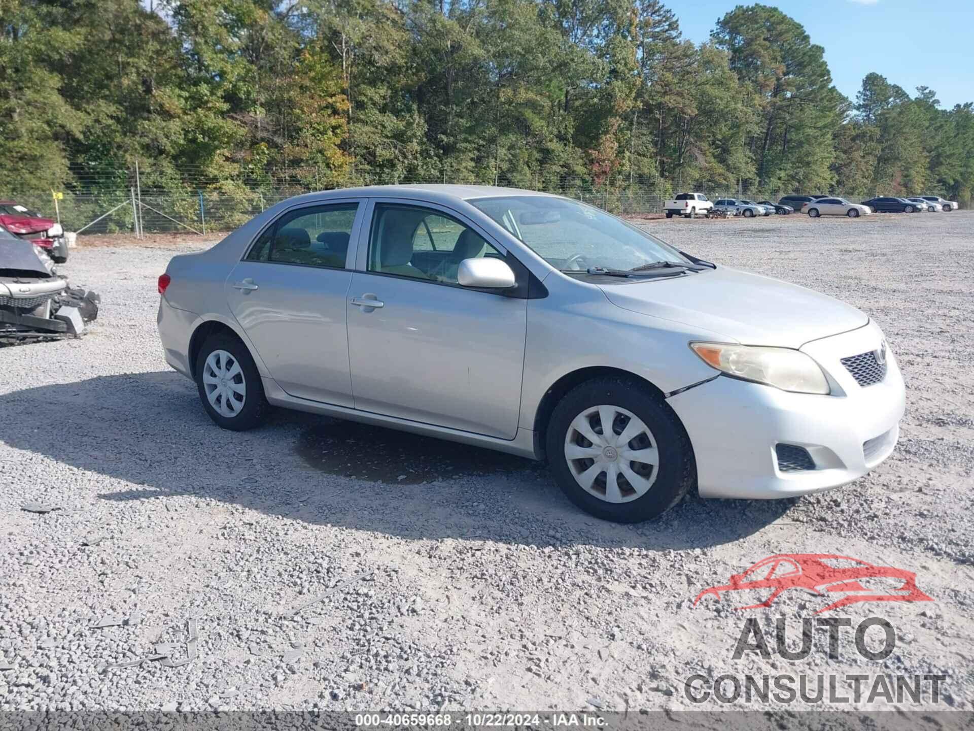 TOYOTA COROLLA 2009 - JTDBL40E399068918