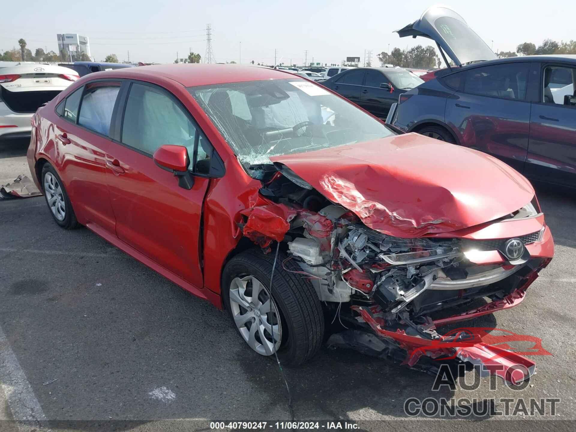 TOYOTA COROLLA 2021 - JTDEPMAE3MJ161266