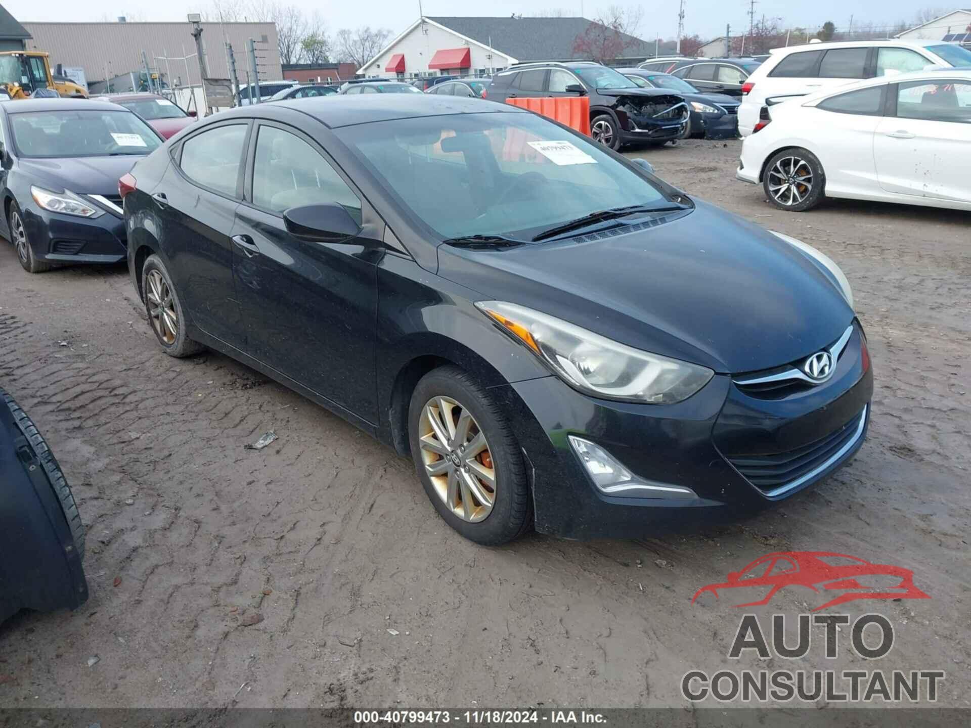 HYUNDAI ELANTRA 2014 - KMHDH4AE3EU143905