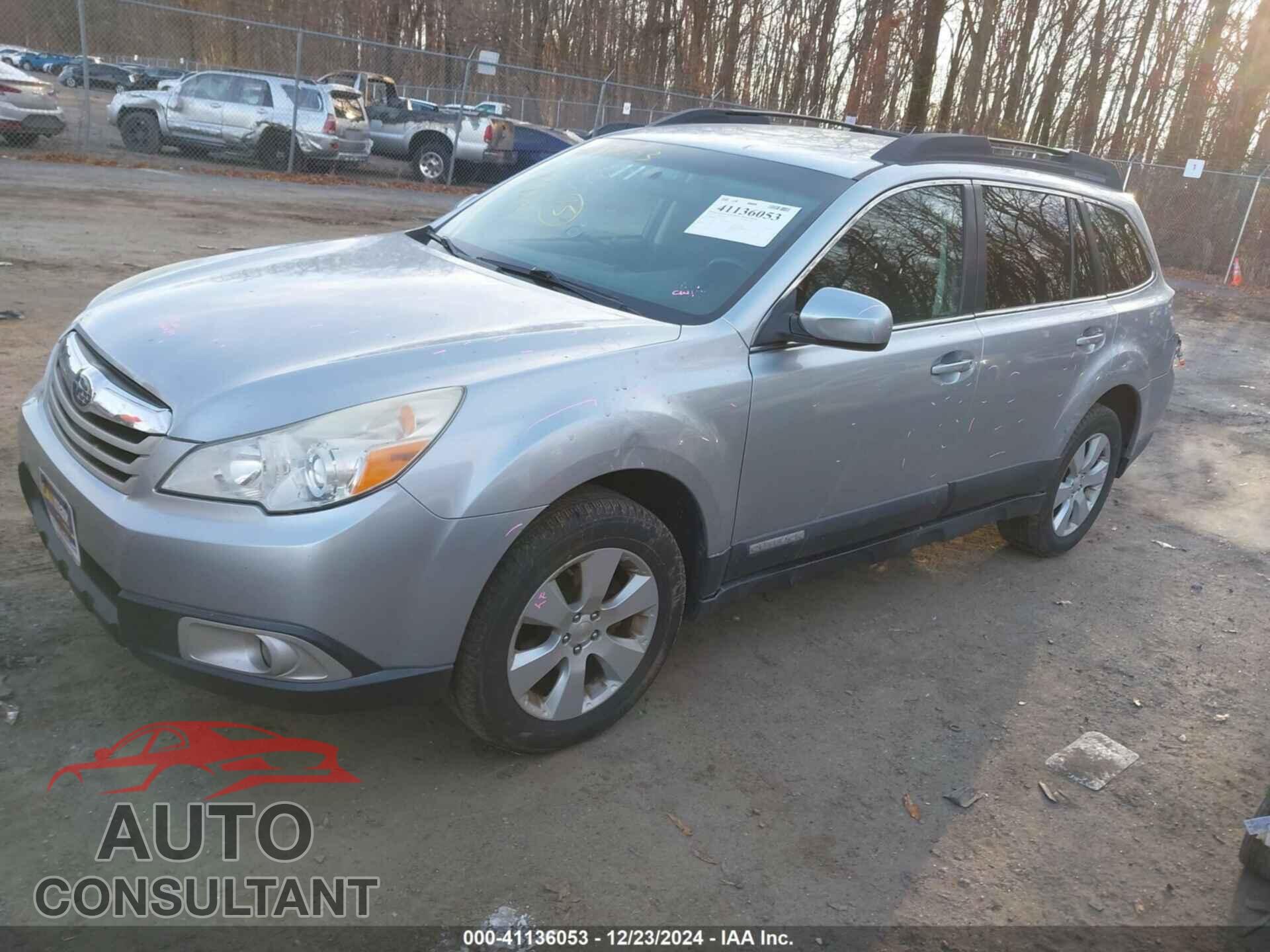 SUBARU OUTBACK 2012 - 4S4BRBCC5C1256337