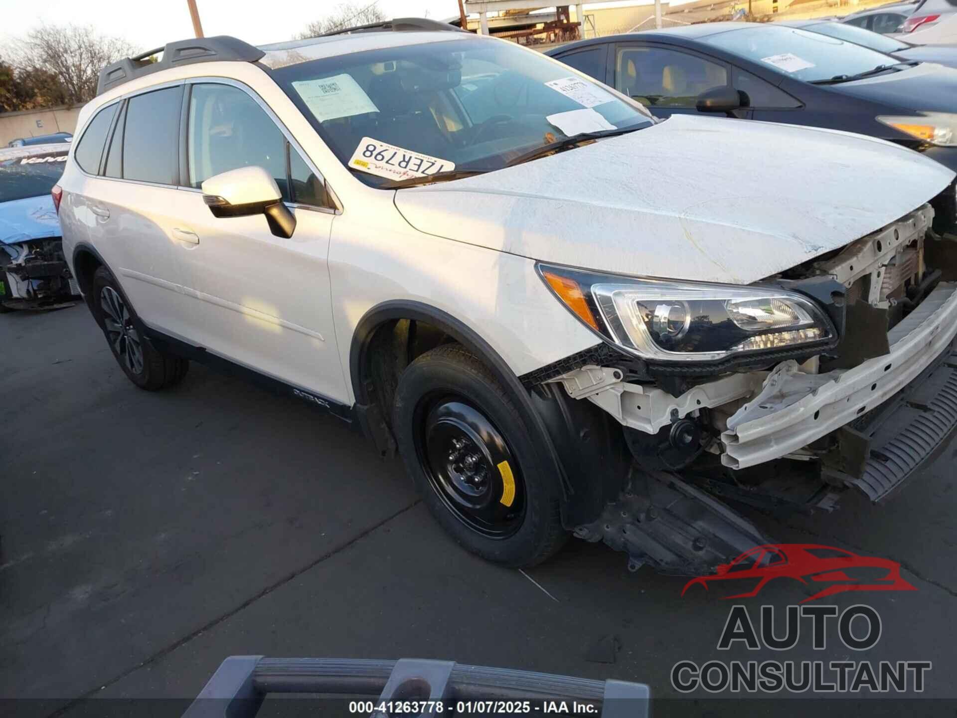 SUBARU OUTBACK 2017 - 4S4BSANC1H3415653