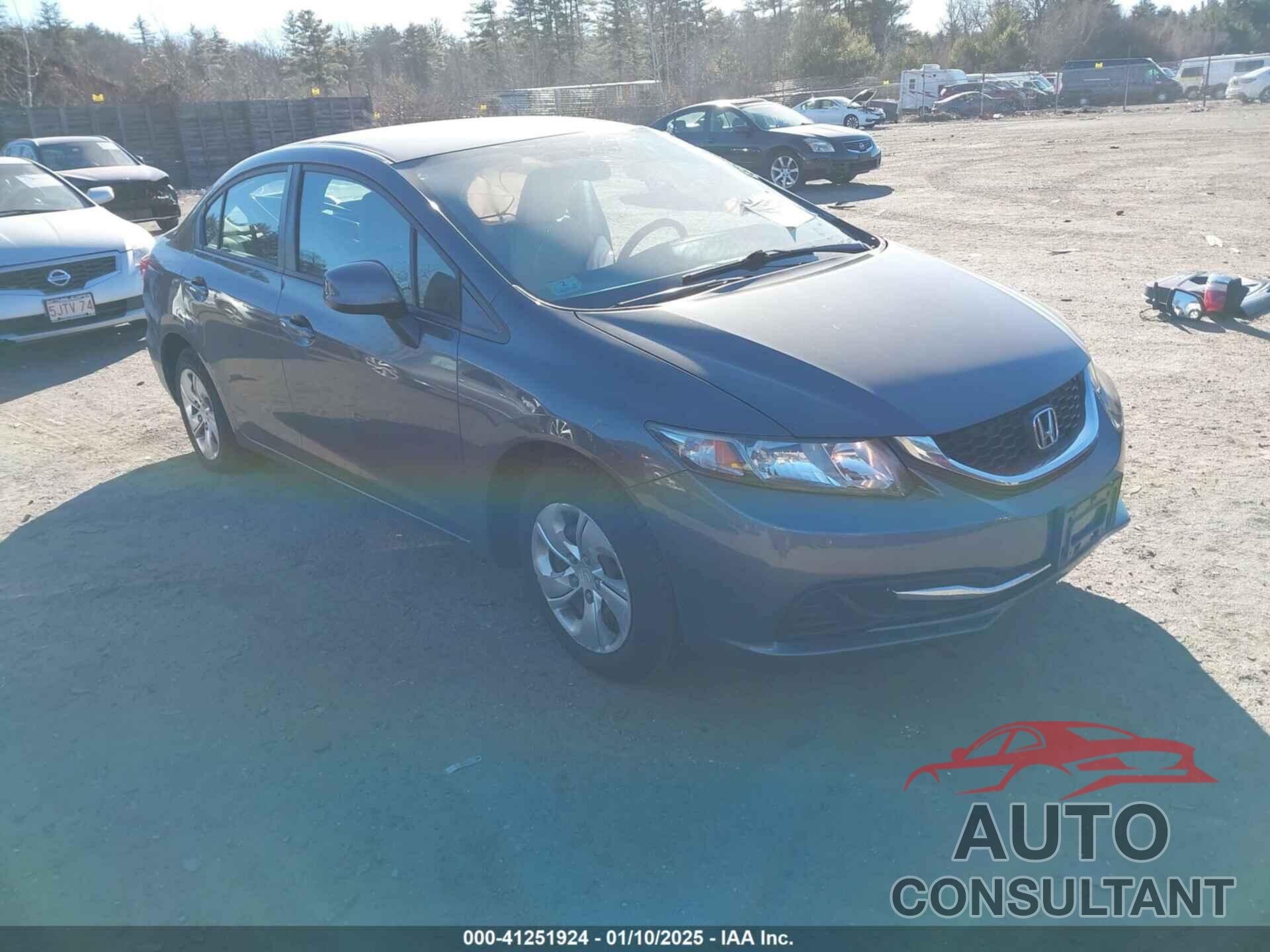 HONDA CIVIC 2013 - 2HGFB2F57DH594821