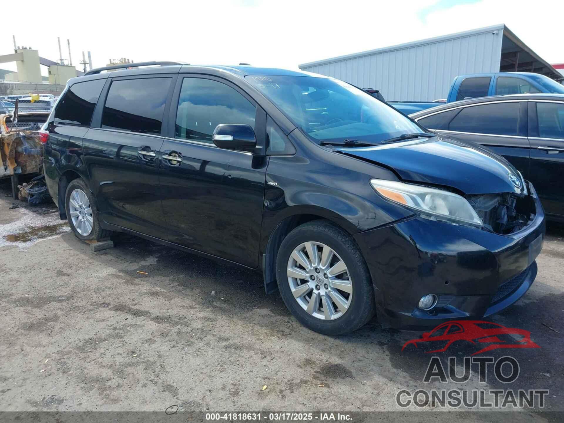 TOYOTA SIENNA 2017 - 5TDDZ3DC8HS186246
