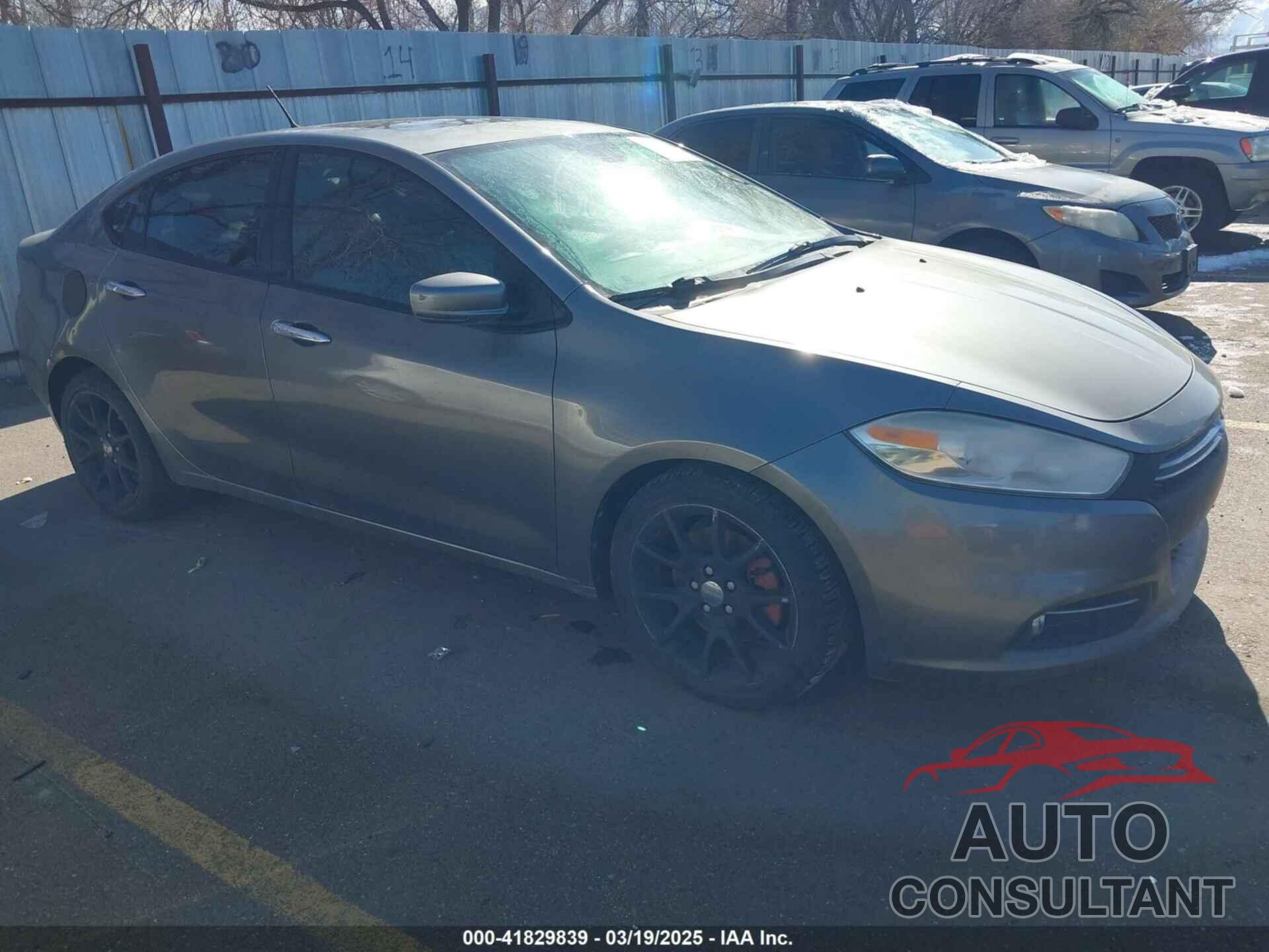 DODGE DART 2013 - 1C3CDFCA3DD105689