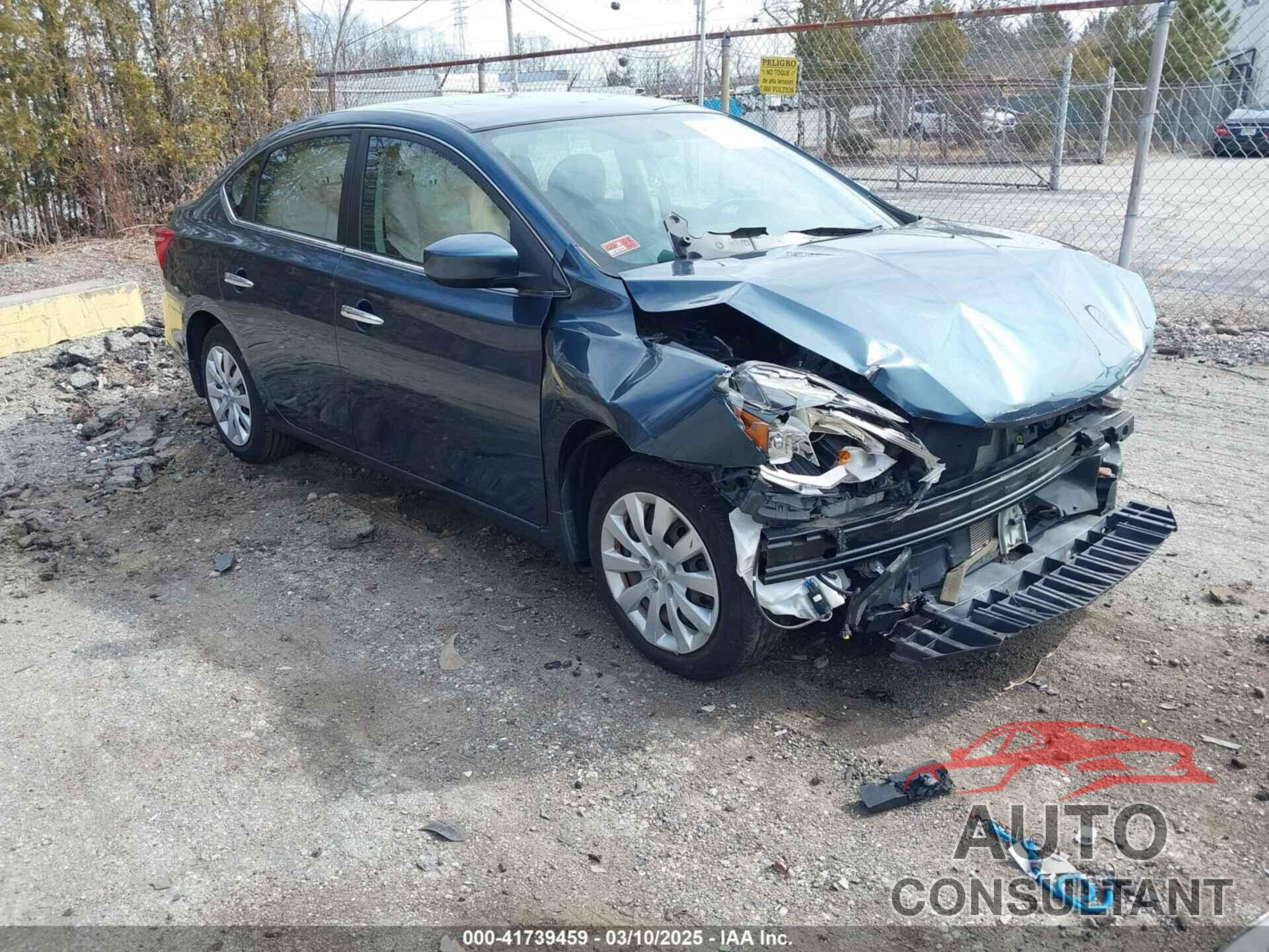 NISSAN SENTRA 2017 - 3N1AB7APXHY375031