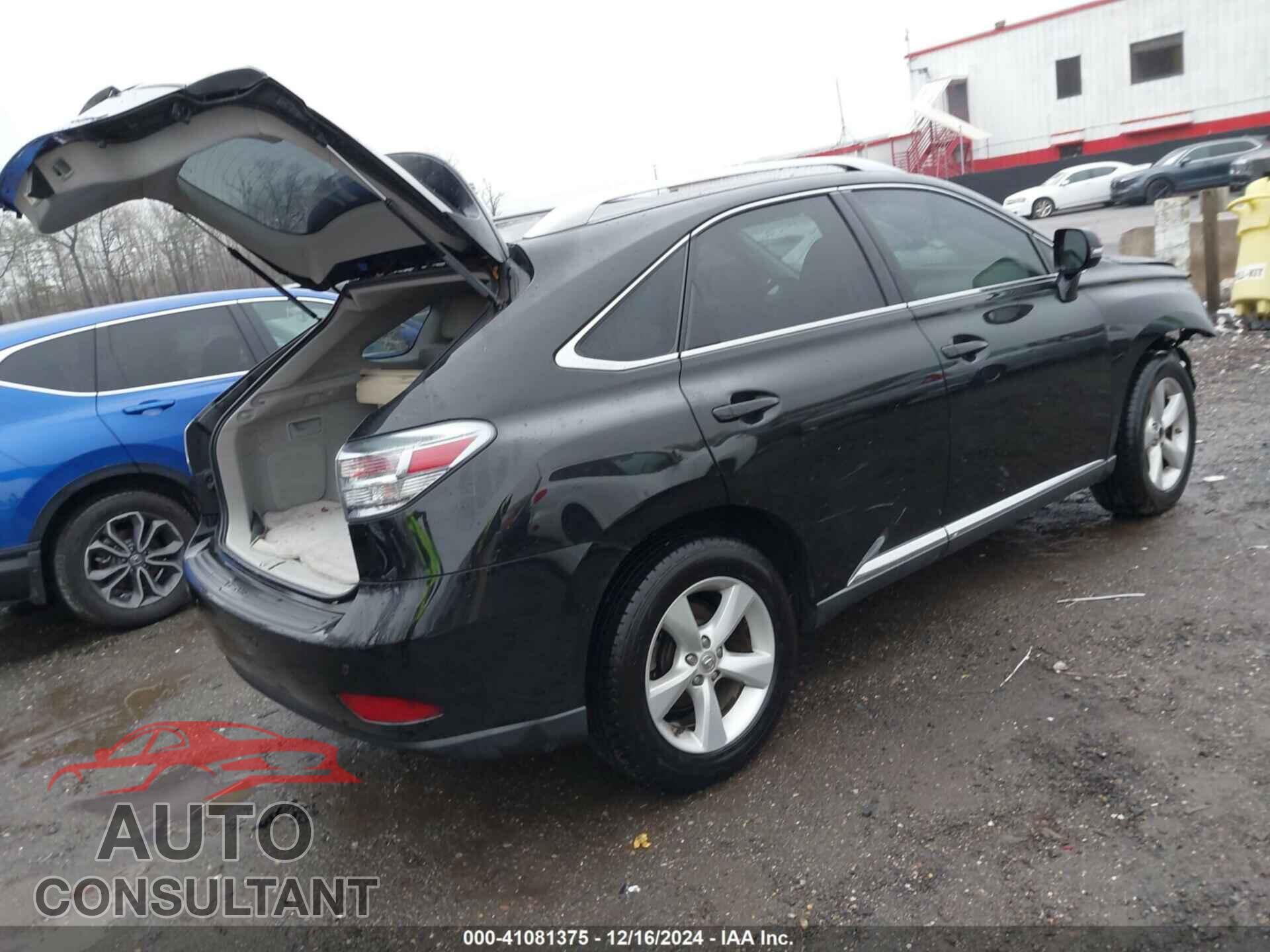 LEXUS RX 350 2012 - 2T2BK1BA5CC129971