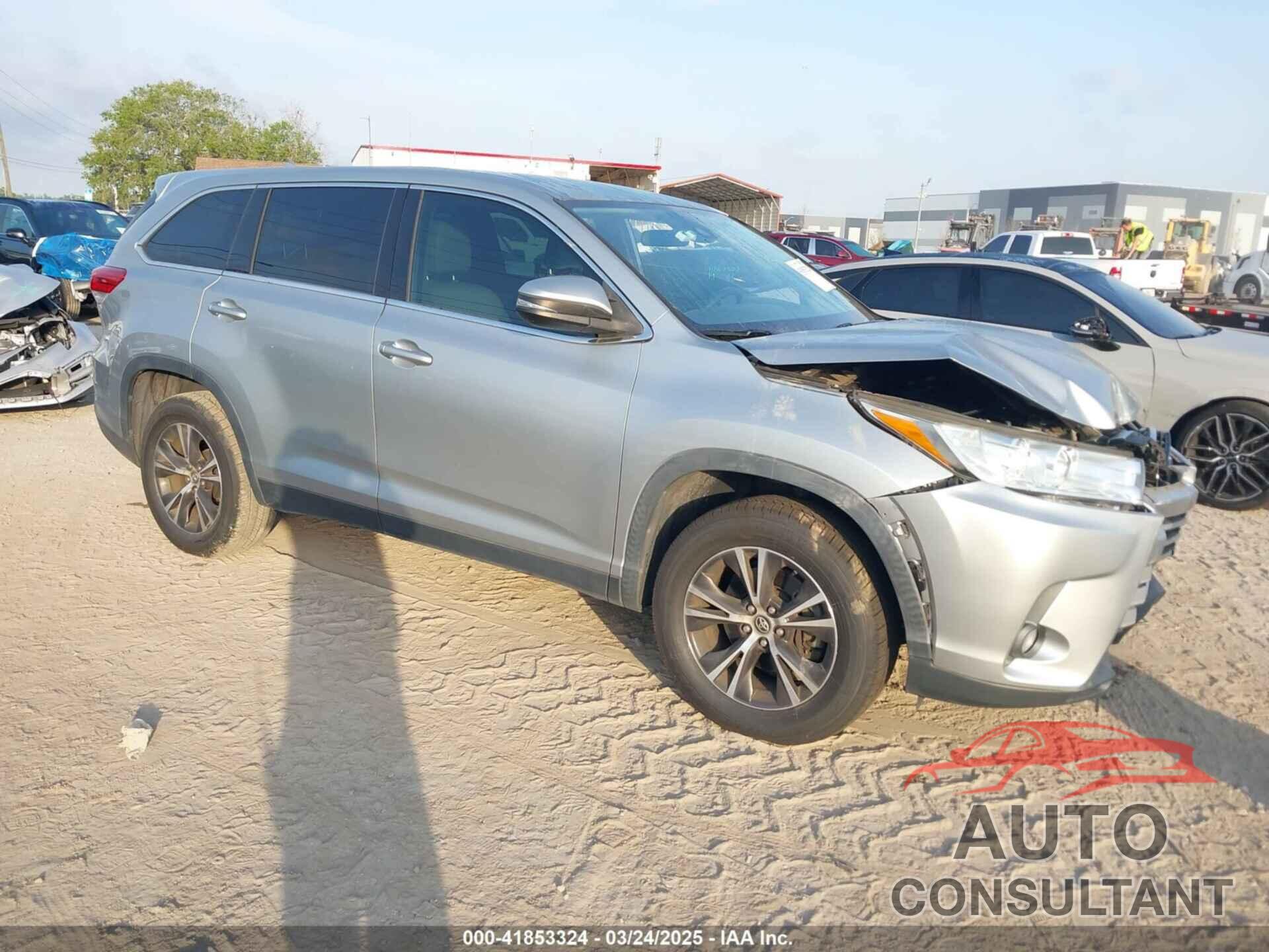 TOYOTA HIGHLANDER 2019 - 5TDZZRFH9KS345333