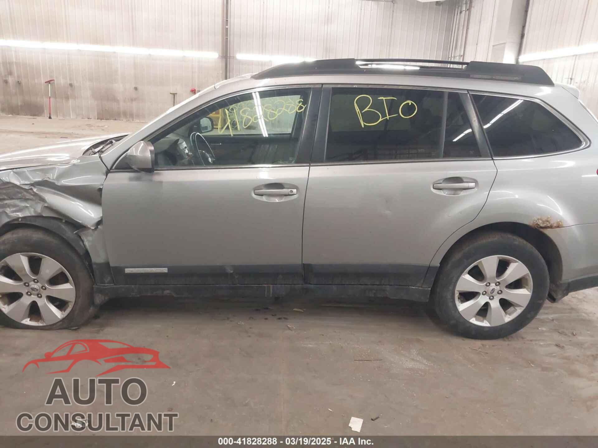 SUBARU OUTBACK 2011 - 4S4BRBKC9B3430902