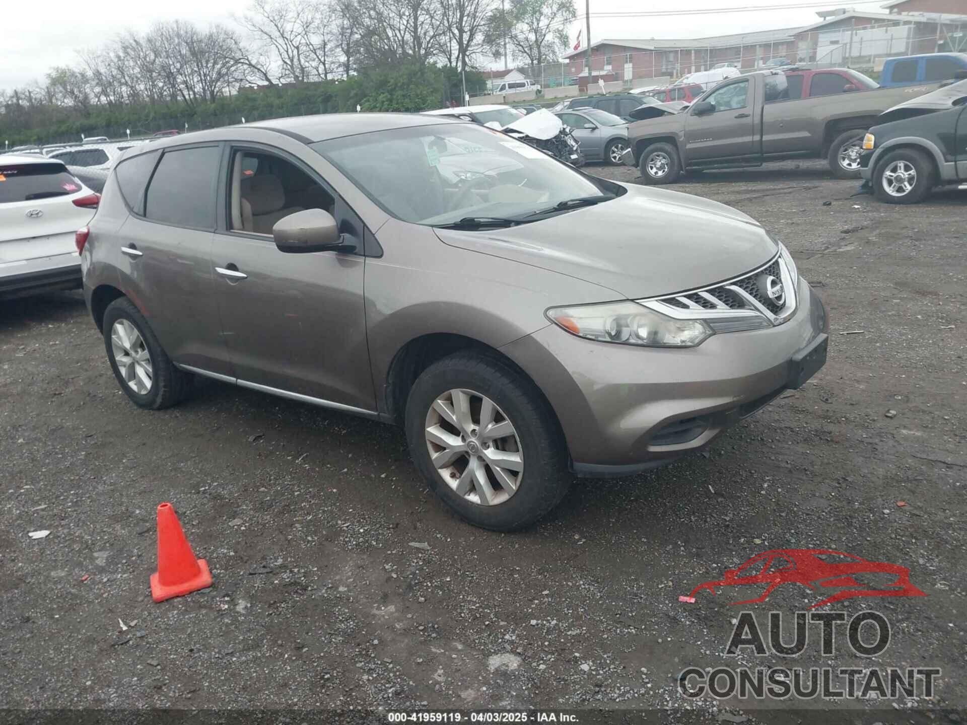 NISSAN MURANO 2013 - JN8AZ1MU6DW208193
