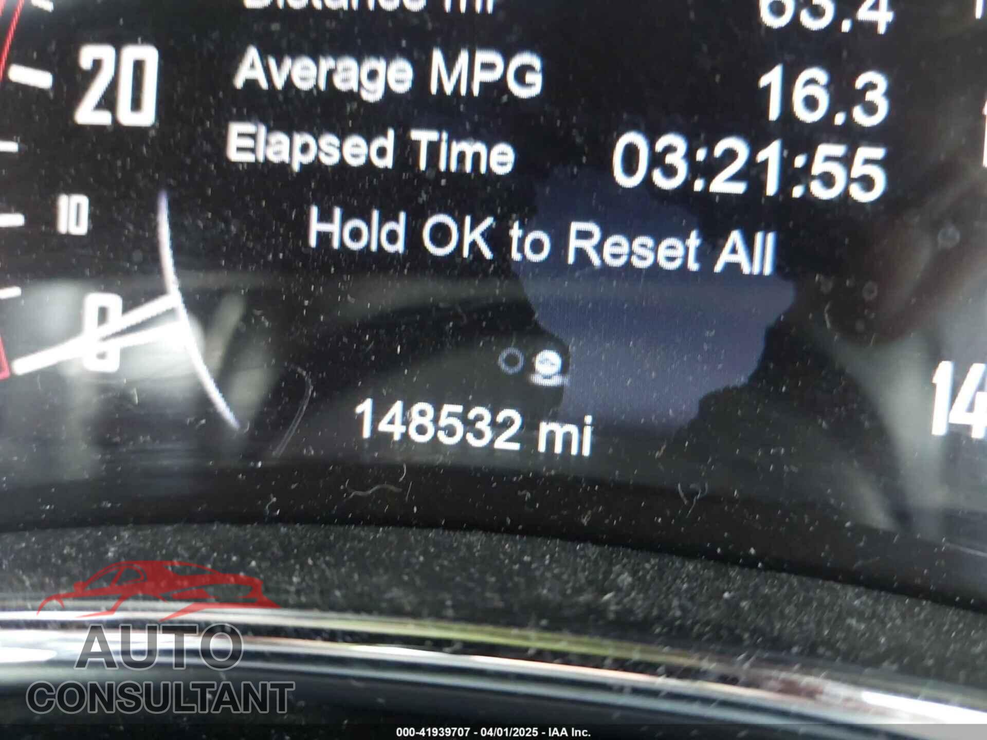 DODGE DURANGO 2014 - 1C4RDJDG3EC381597