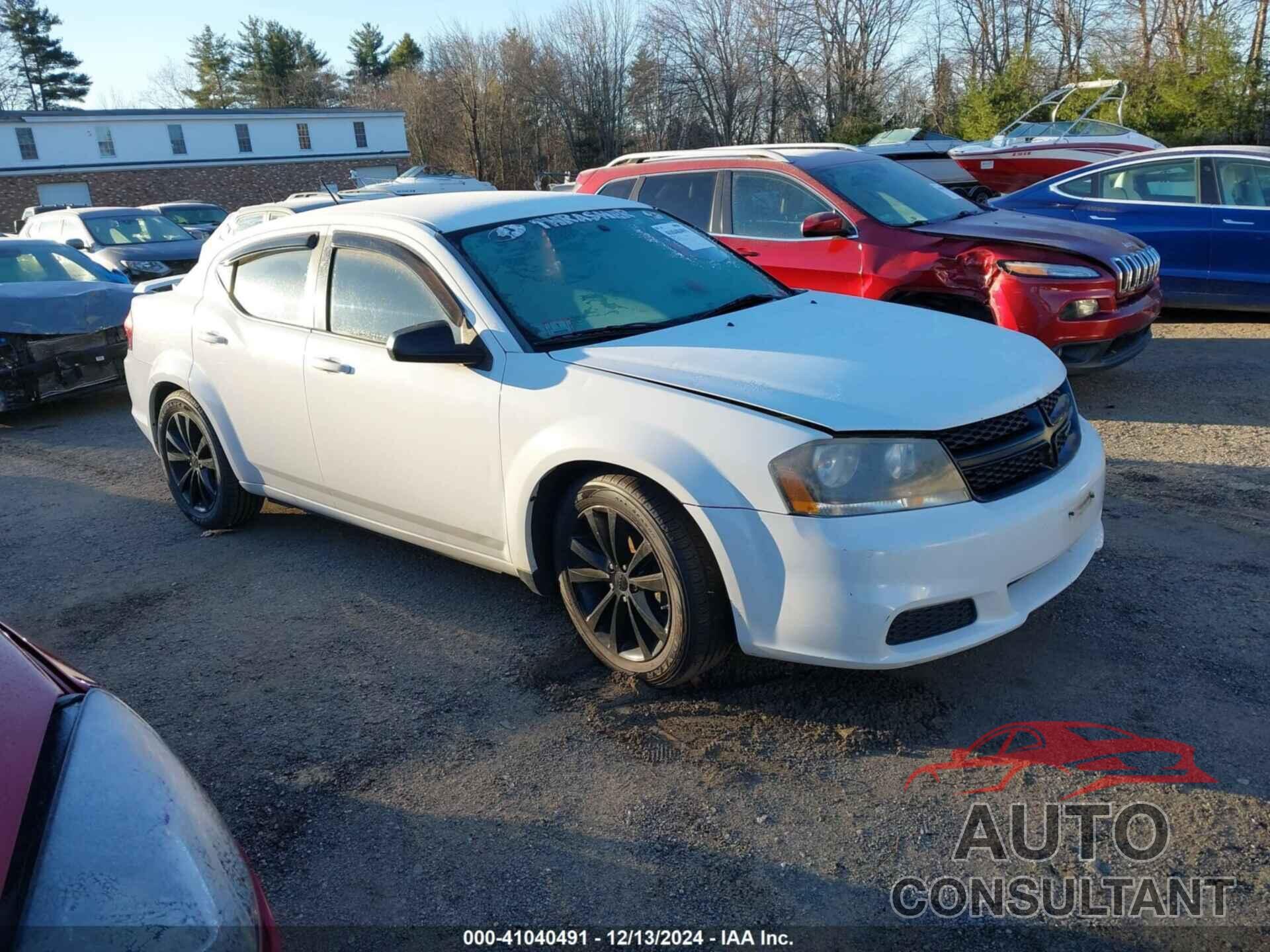 DODGE AVENGER 2014 - 1C3CDZAB9EN116351