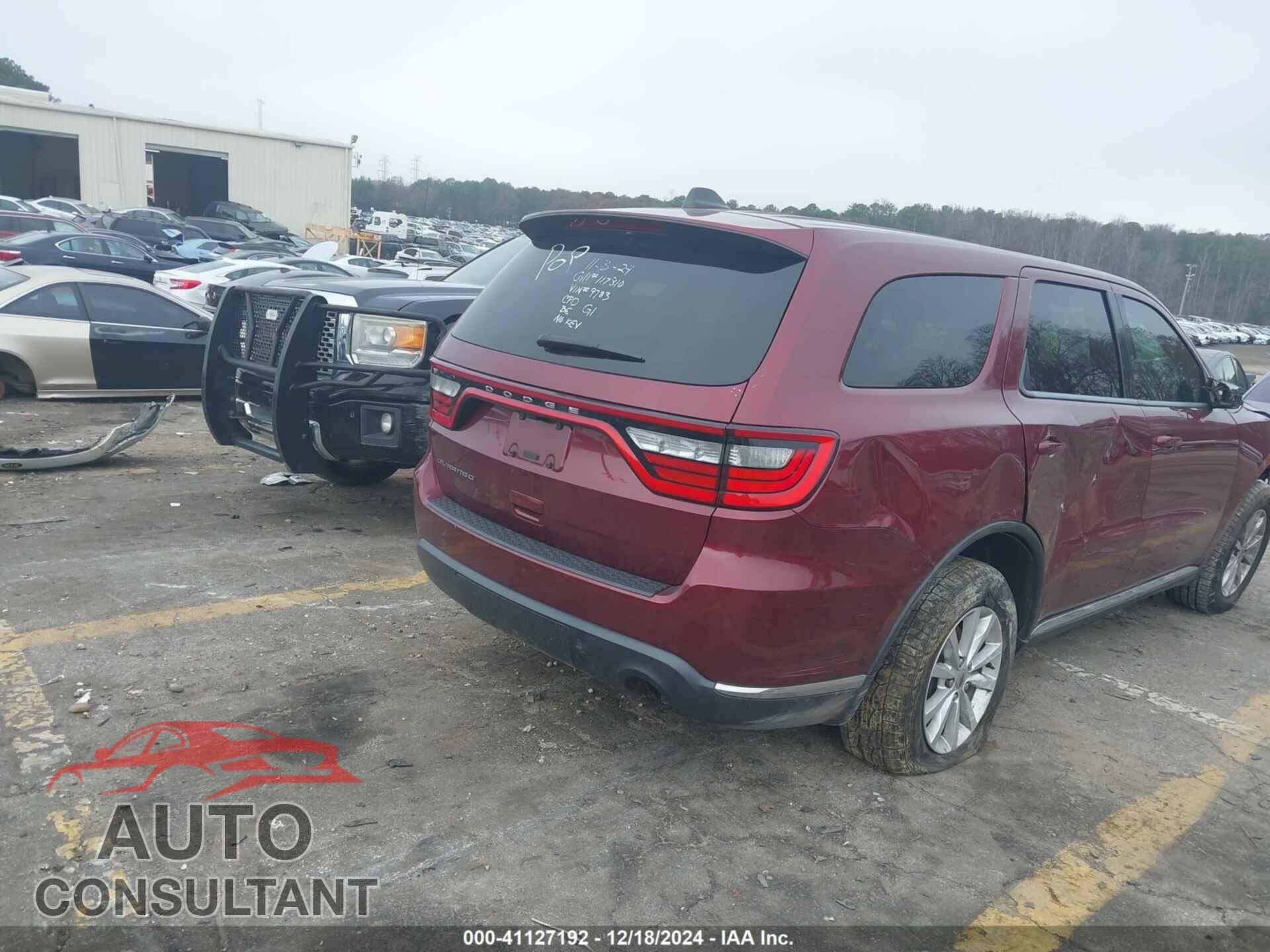 DODGE DURANGO 2021 - 1C4RDHAG7MC519783