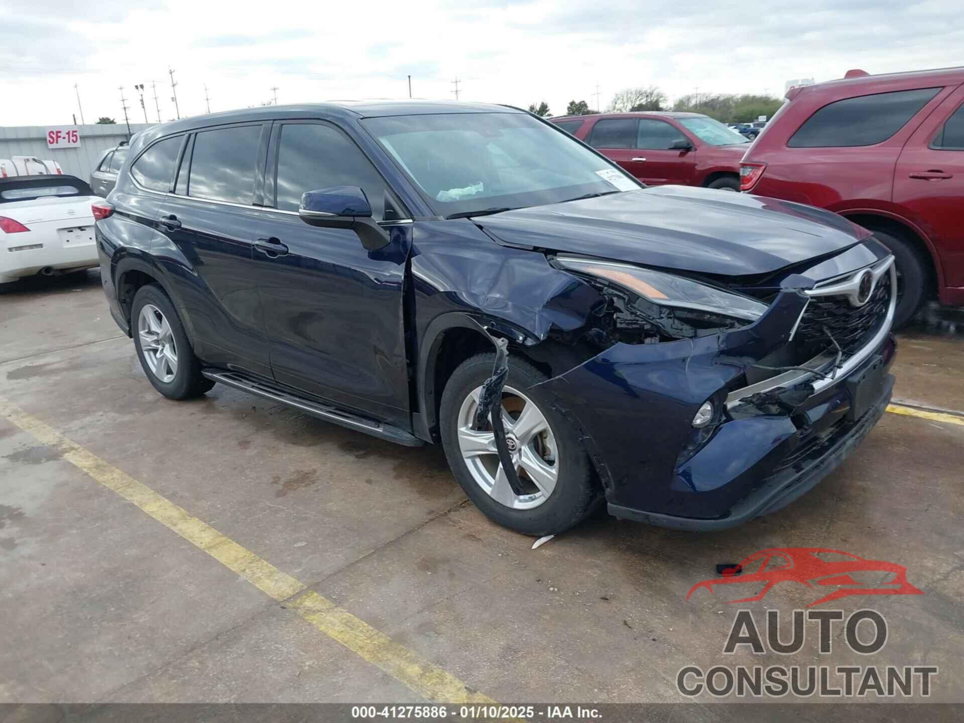 TOYOTA HIGHLANDER 2021 - 5TDZZRAH4MS525894