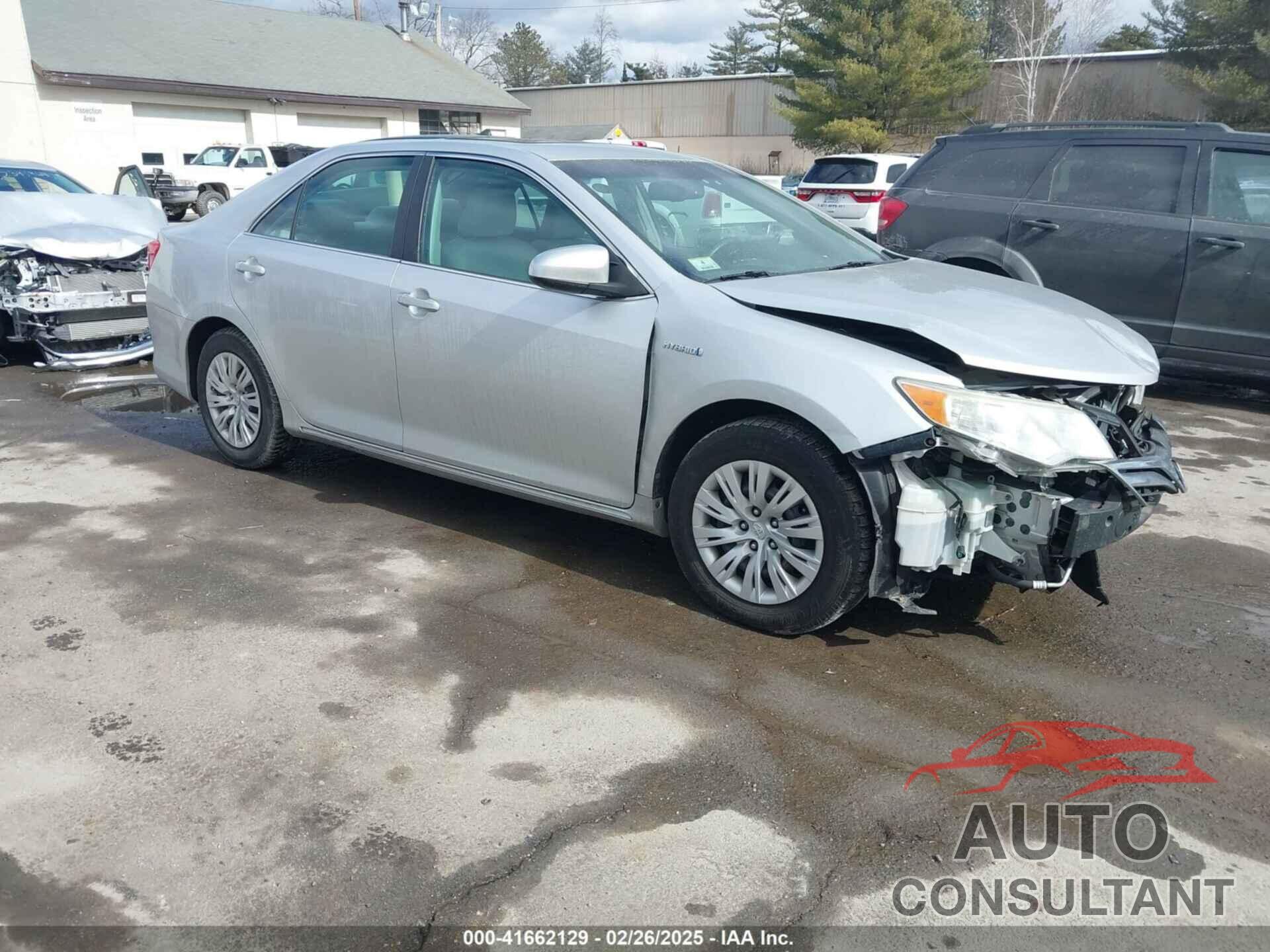 TOYOTA CAMRY HYBRID 2012 - 4T1BD1FK2CU015202