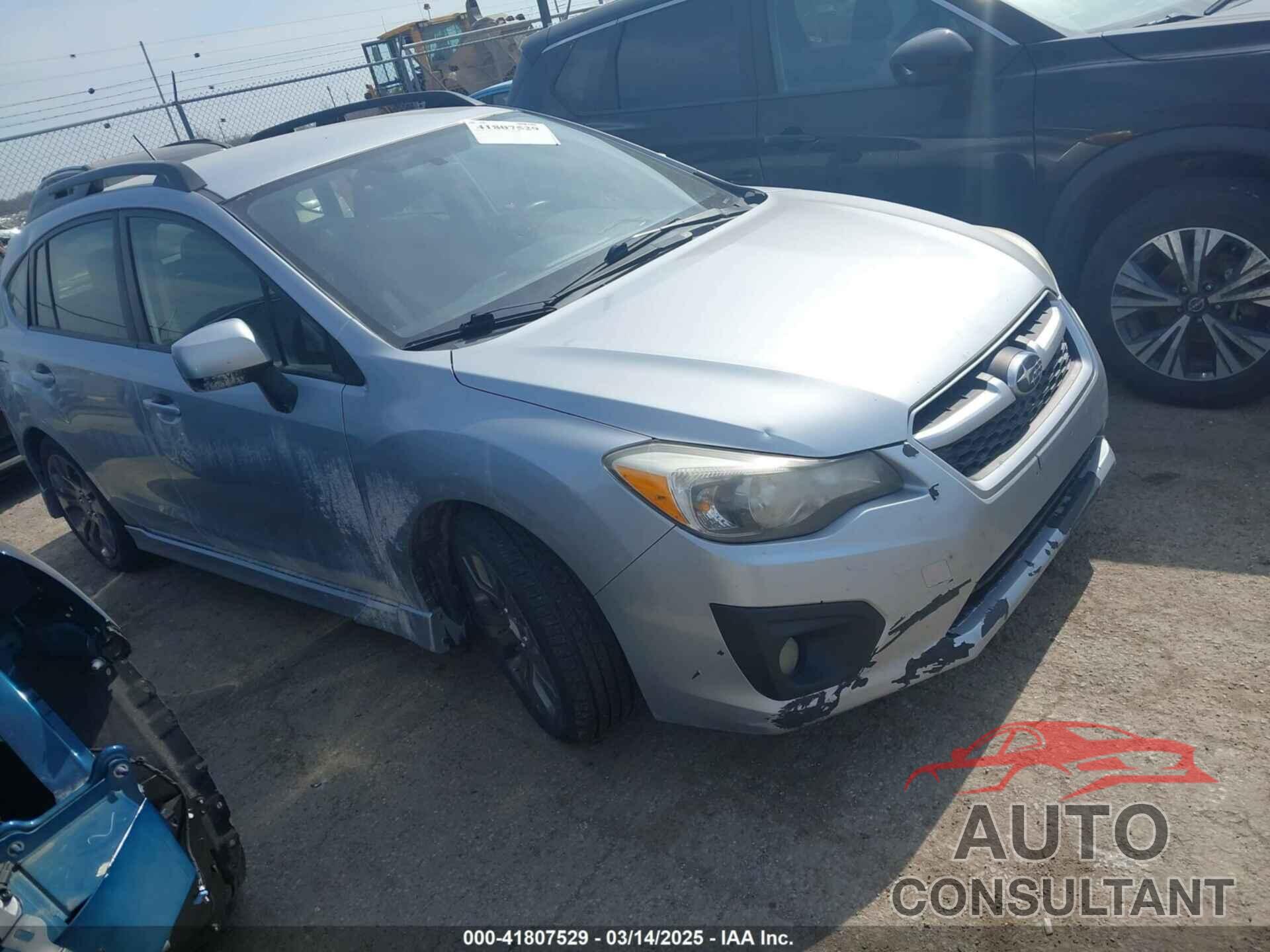 SUBARU IMPREZA 2012 - JF1GPAL67CG245377