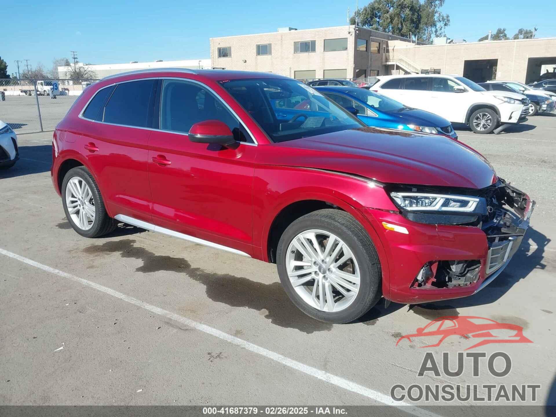 AUDI Q5 2018 - WA1CNBFY7J2133023