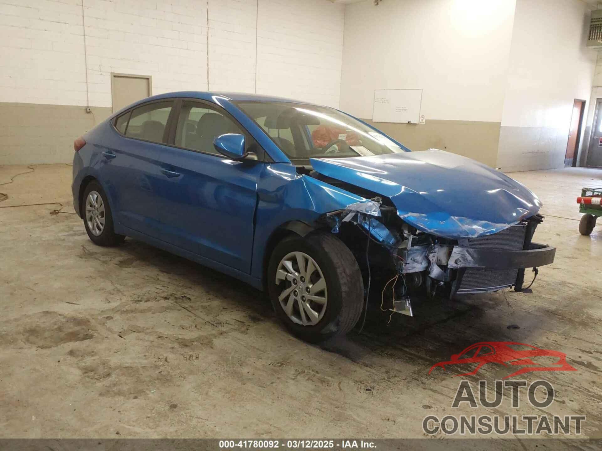 HYUNDAI ELANTRA 2017 - KMHD74LFXHU381604