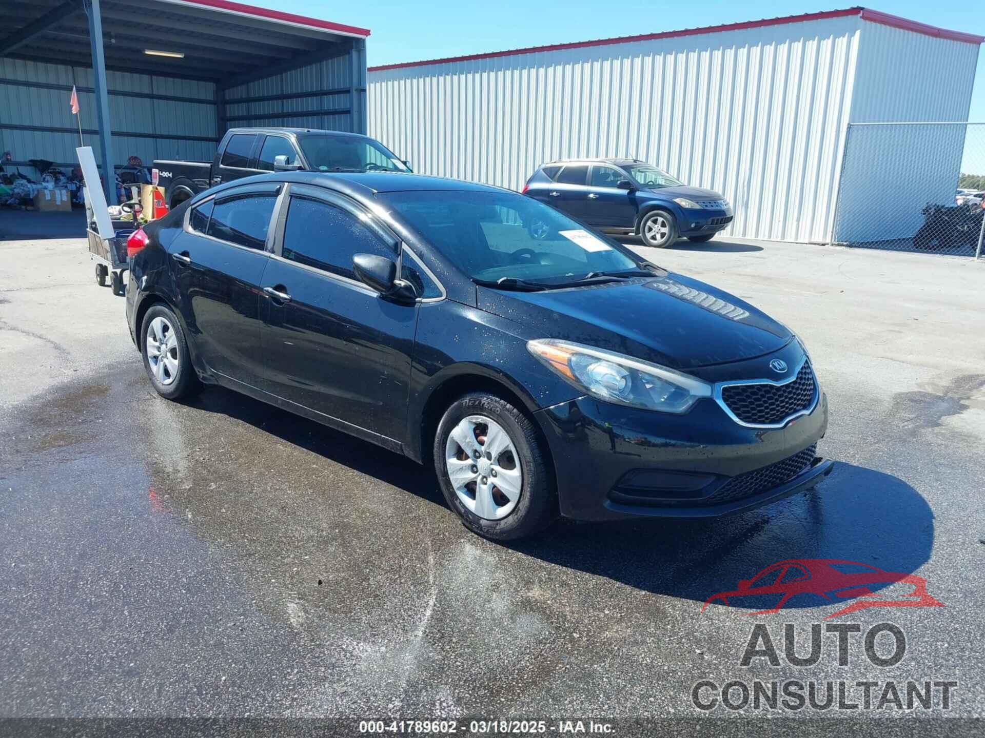 KIA FORTE 2016 - KNAFK4A65G5521045