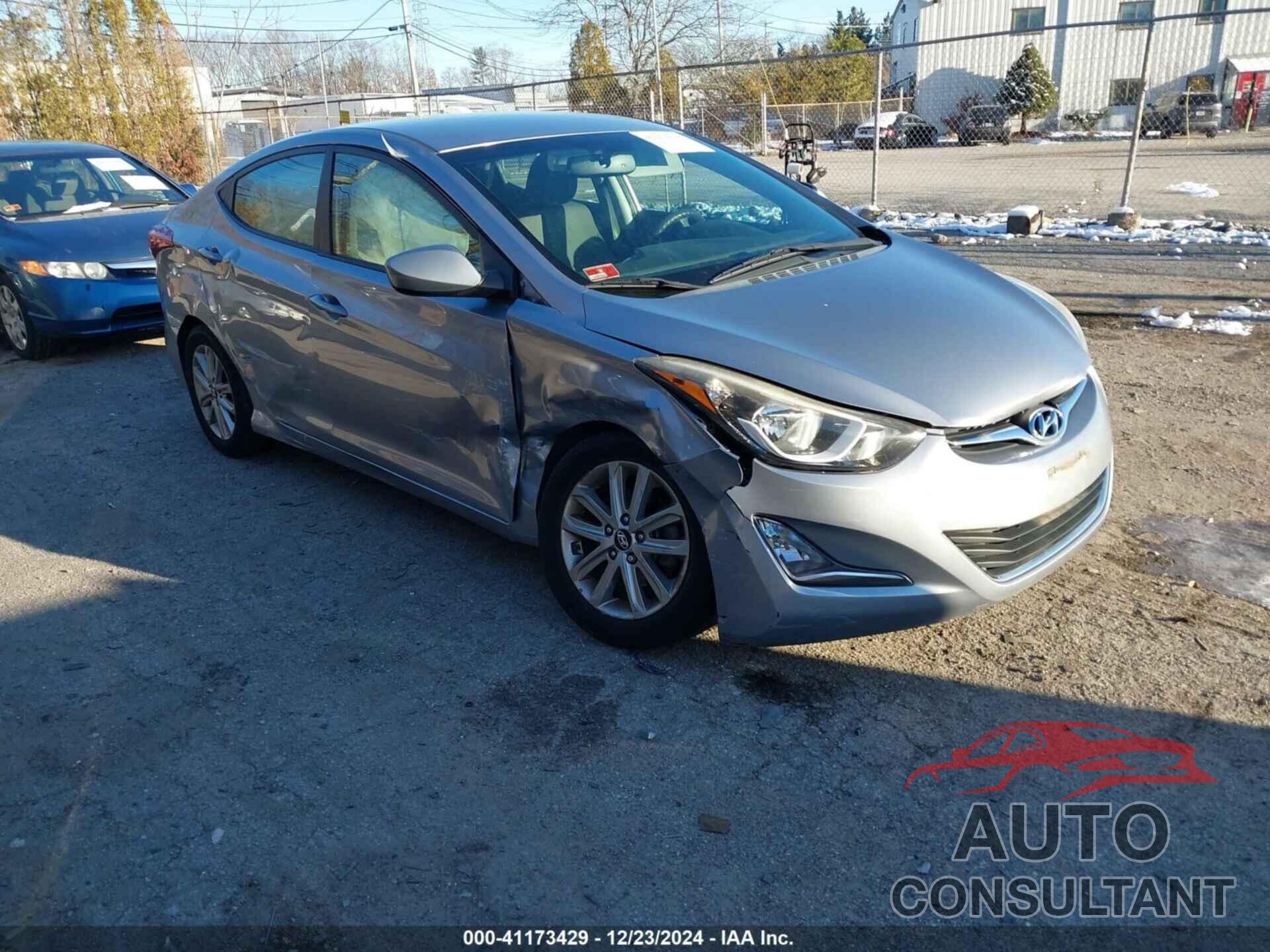 HYUNDAI ELANTRA 2016 - 5NPDH4AE9GH714721