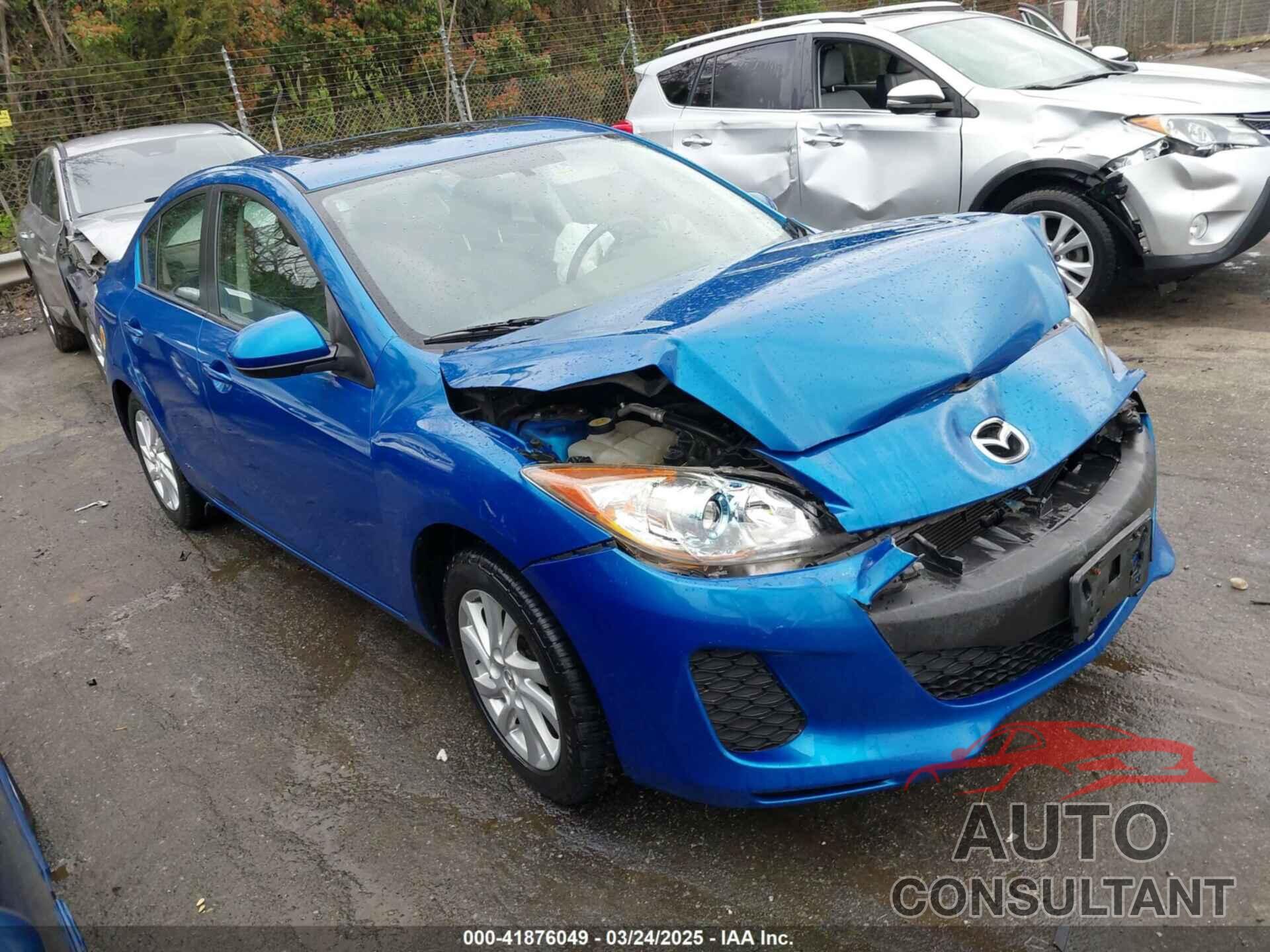 MAZDA MAZDA3 2012 - JM1BL1W83C1526205