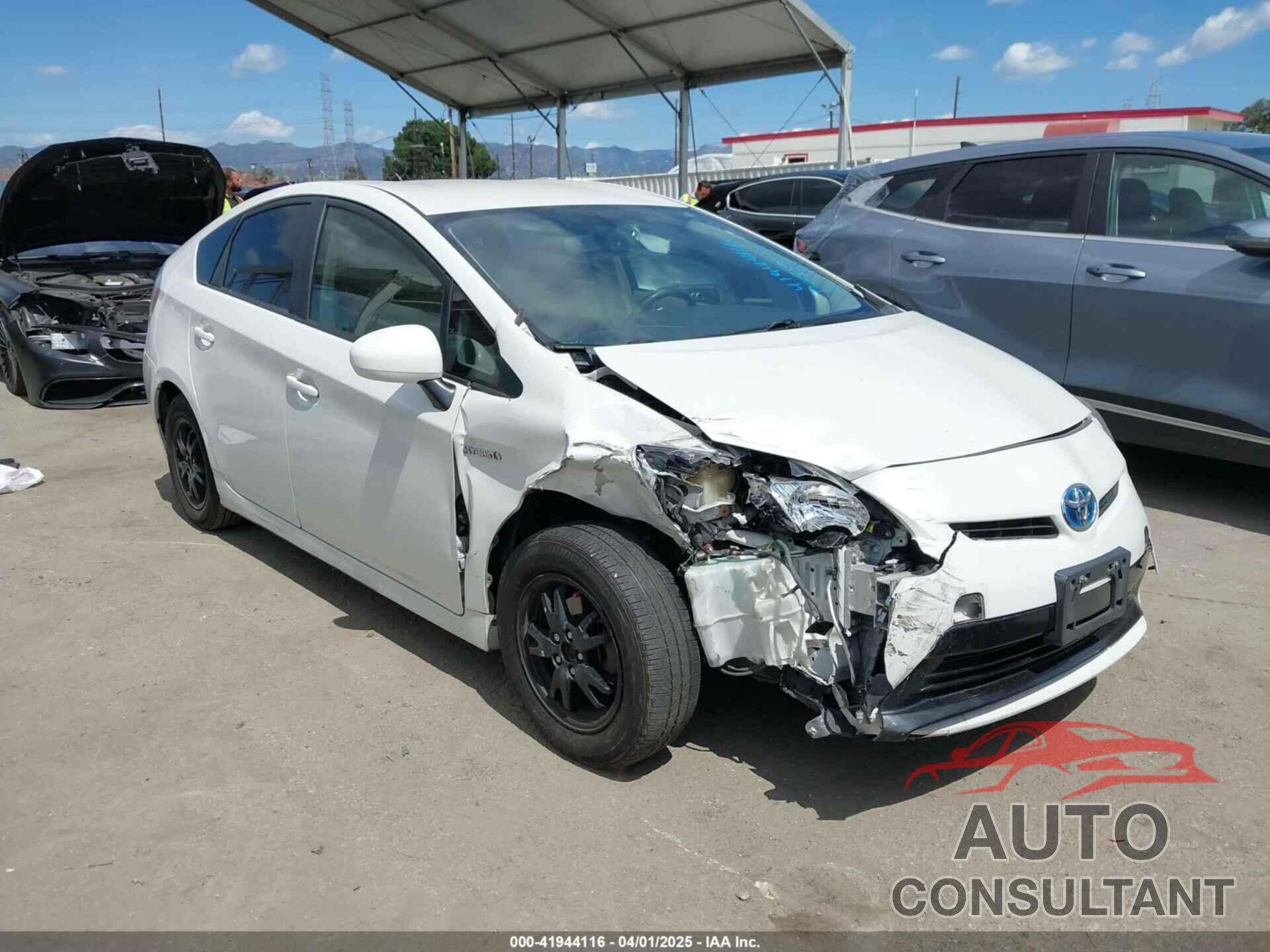 TOYOTA PRIUS 2014 - JTDKN3DU3E0378684