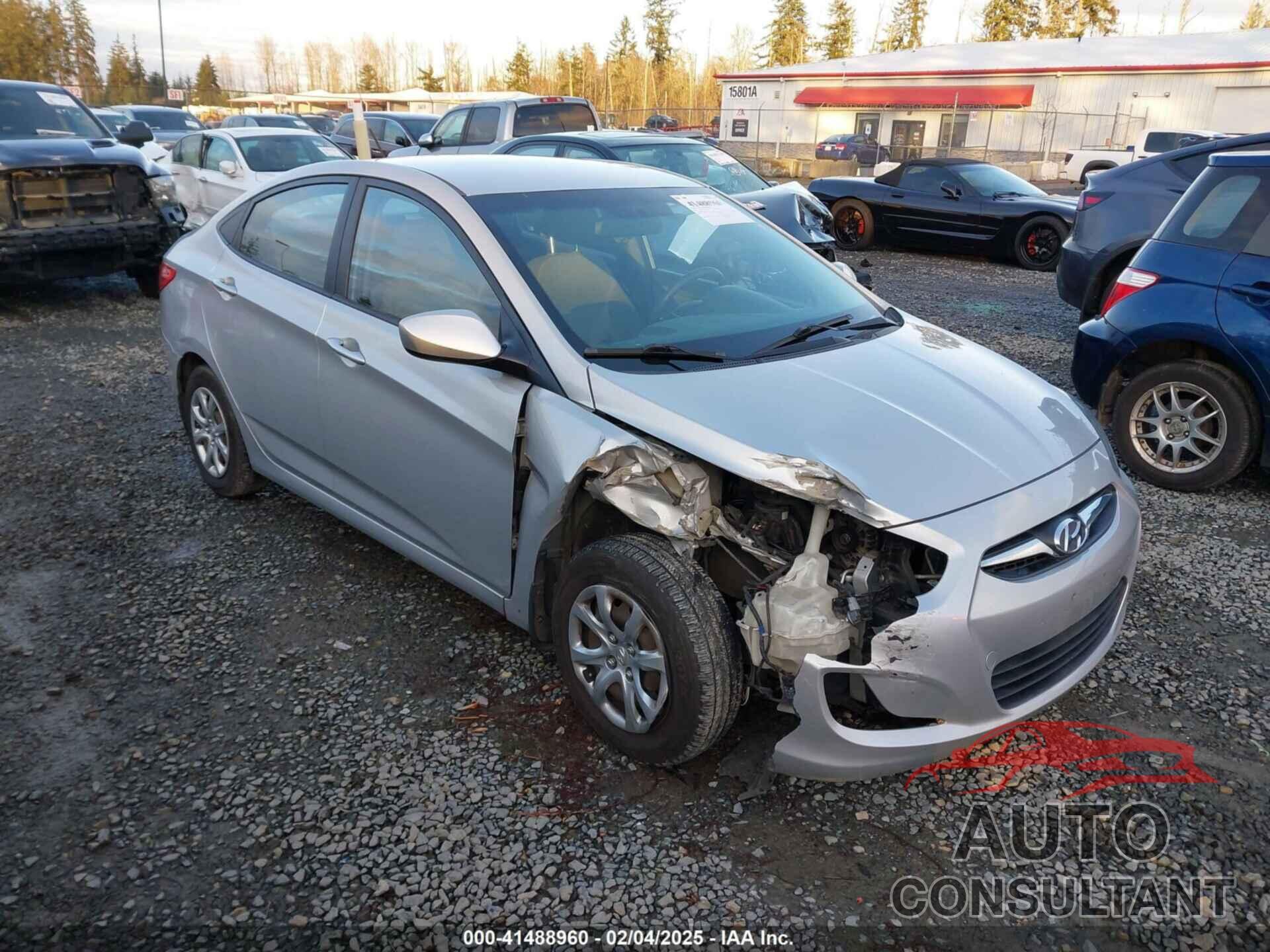 HYUNDAI ACCENT 2012 - KMHCT4AE7CU207497